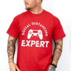 Social Distancing Expert - Video Games Unisex Crewneck T-Shirt Sweatshirt Hoodie