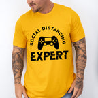 Social Distancing Expert - Video Games Unisex Crewneck T-Shirt Sweatshirt Hoodie