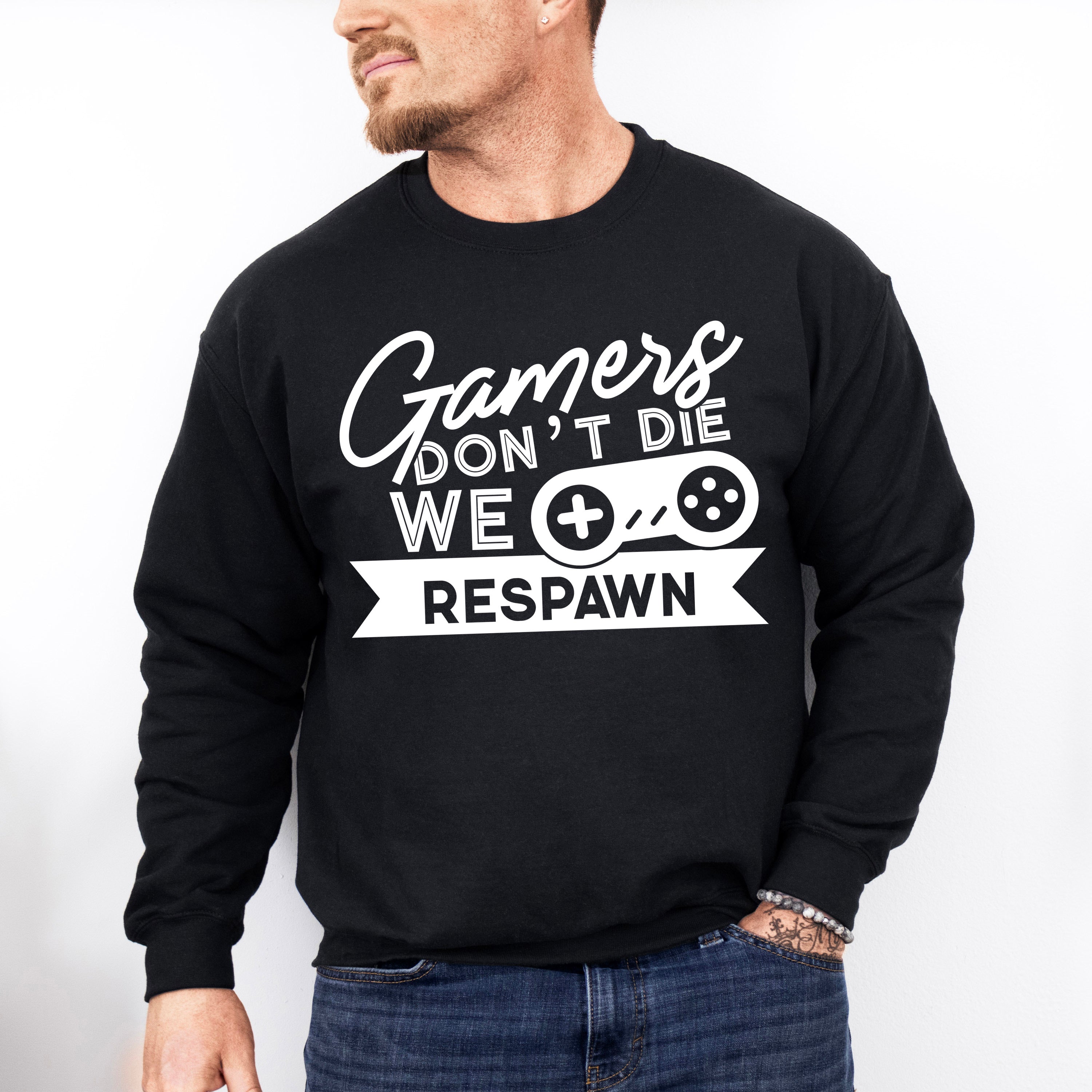 We Respawn - Video Games Unisex Crewneck T-Shirt Sweatshirt Hoodie
