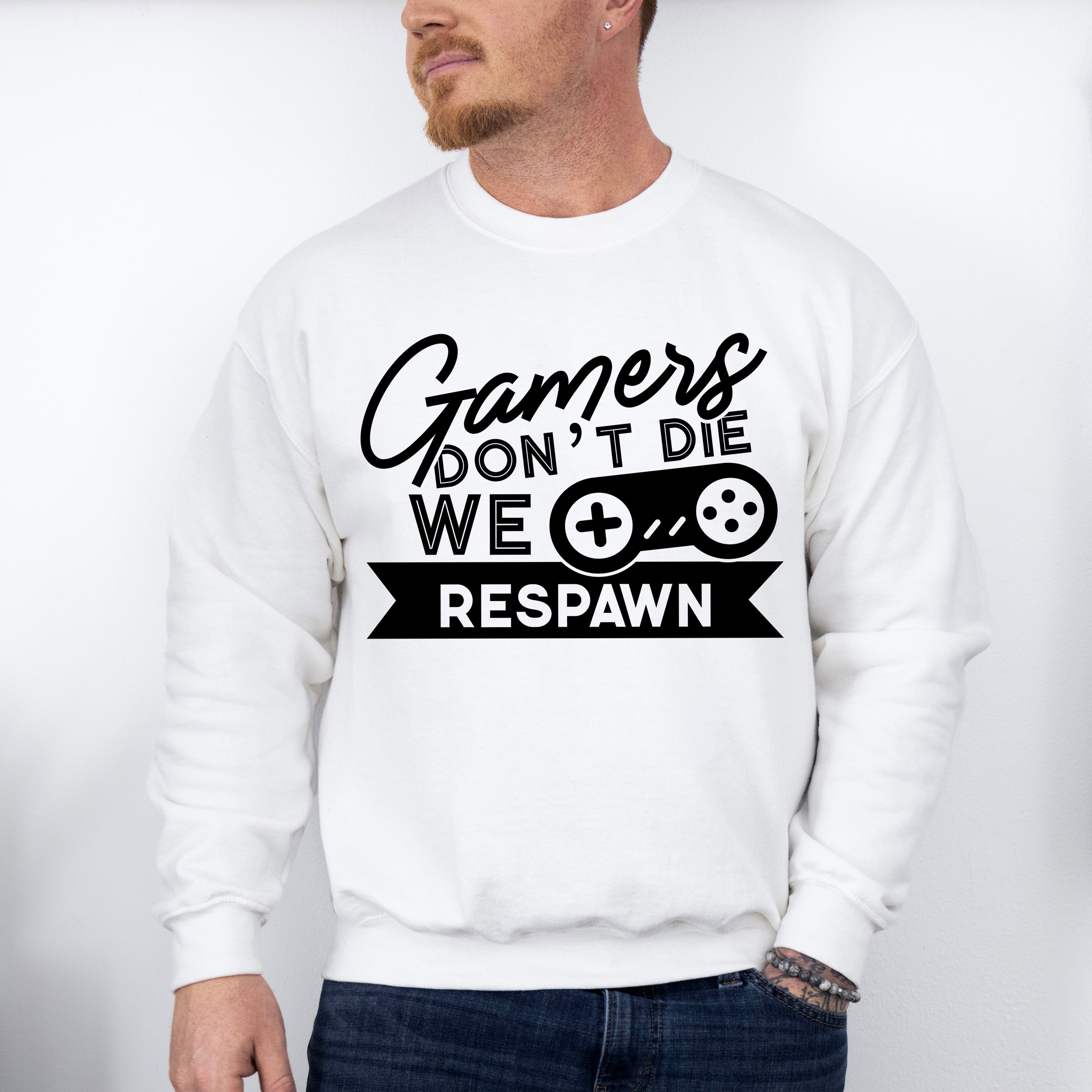We Respawn - Video Games Unisex Crewneck T-Shirt Sweatshirt Hoodie