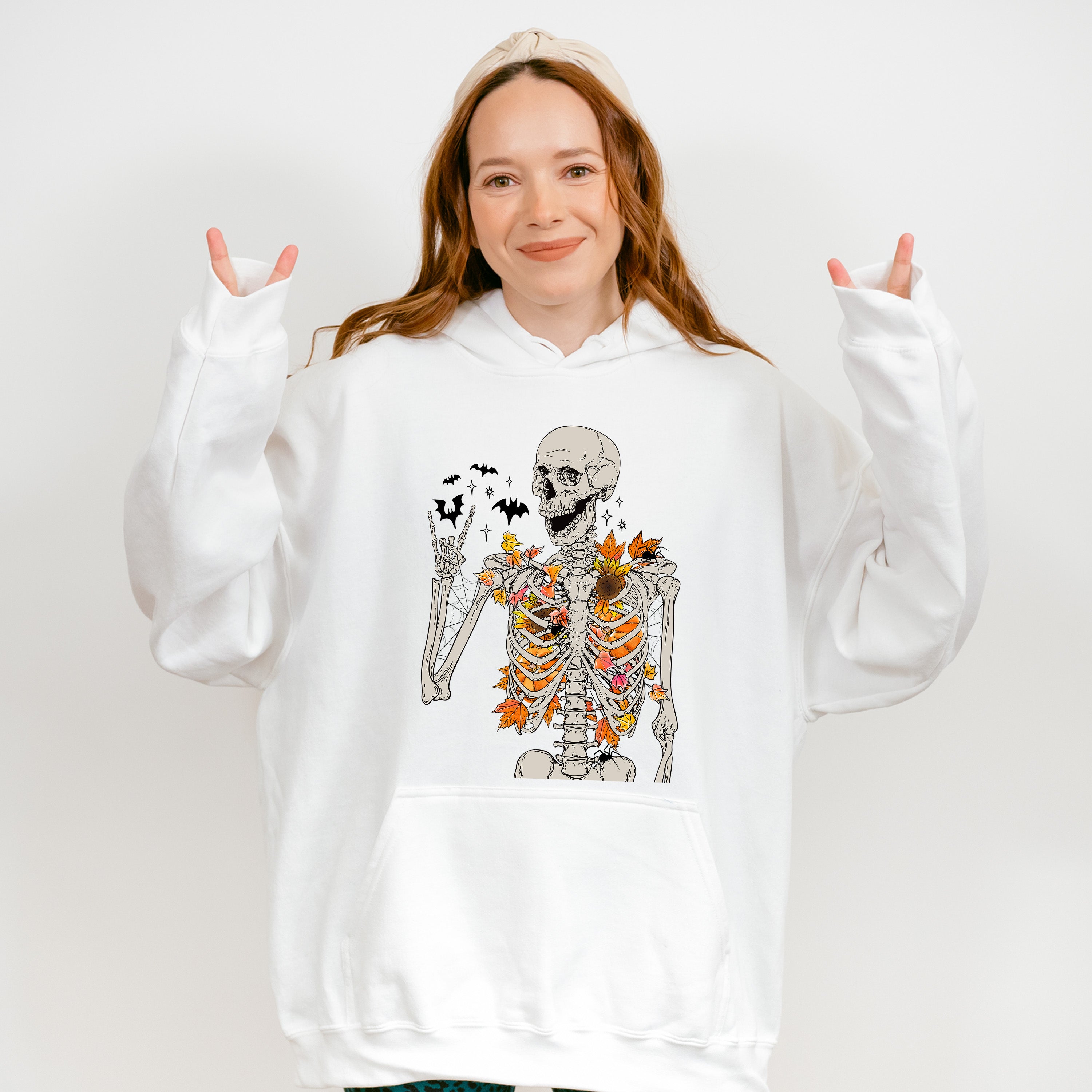 Skeleton Halloween Design - Halloween Unisex Crewneck T-Shirt Sweatshirt Hoodie