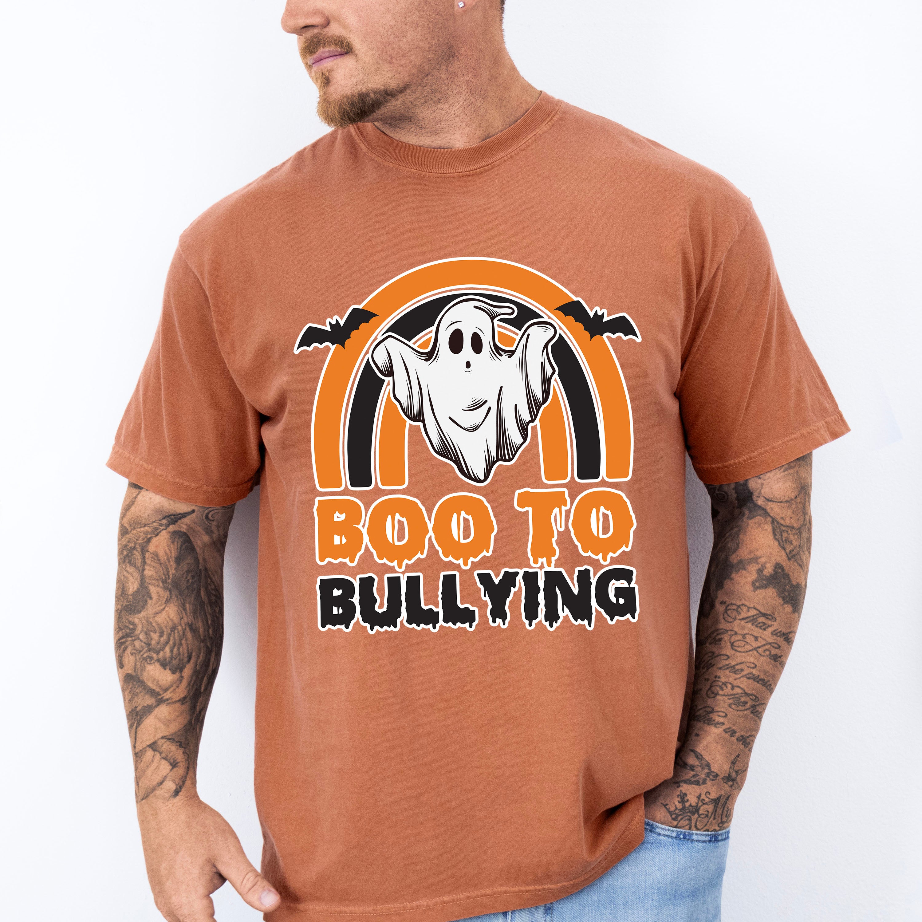 Boo To Bullying - Anti Bullying Unisex Crewneck T-Shirt Sweatshirt Hoodie