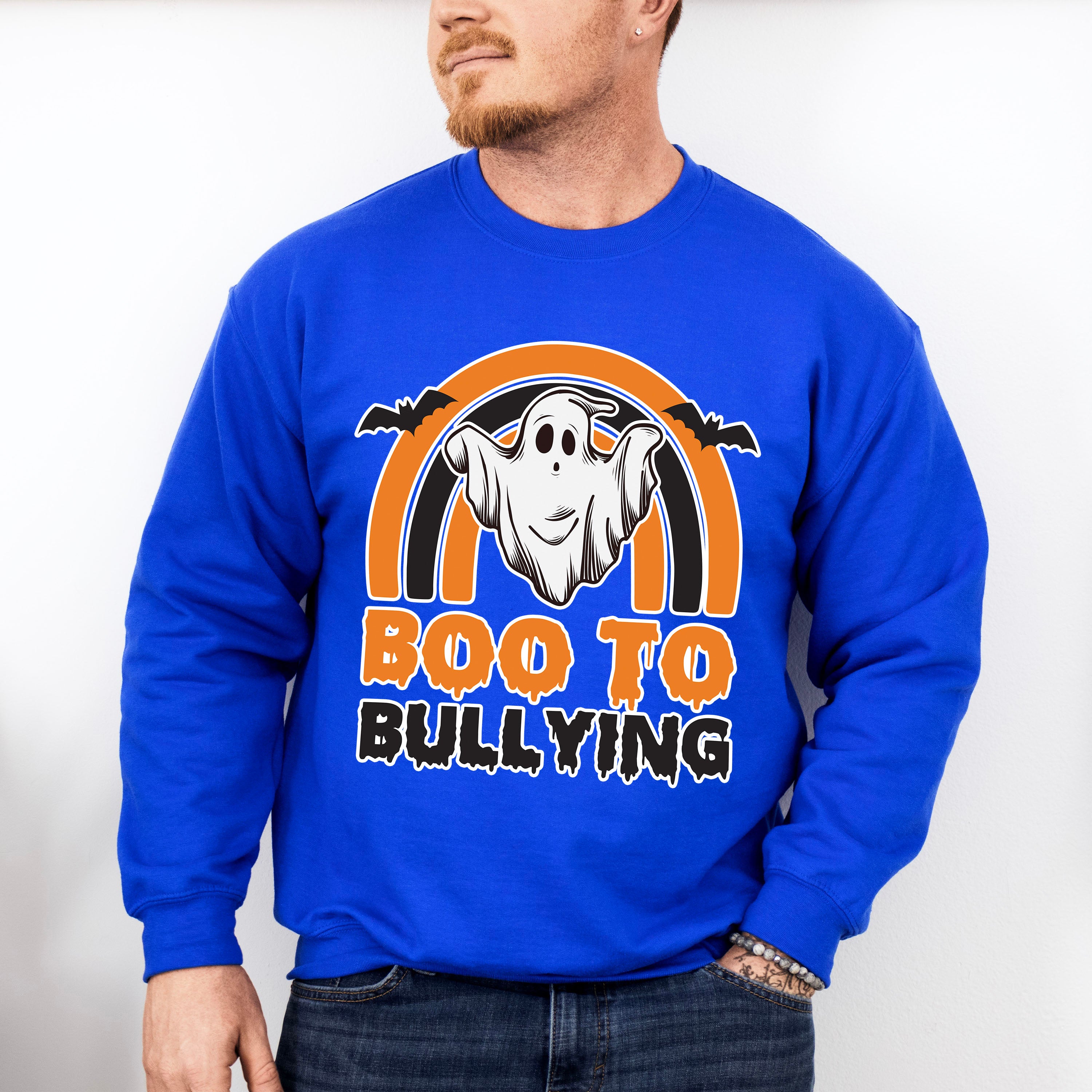 Boo To Bullying - Anti Bullying Unisex Crewneck T-Shirt Sweatshirt Hoodie