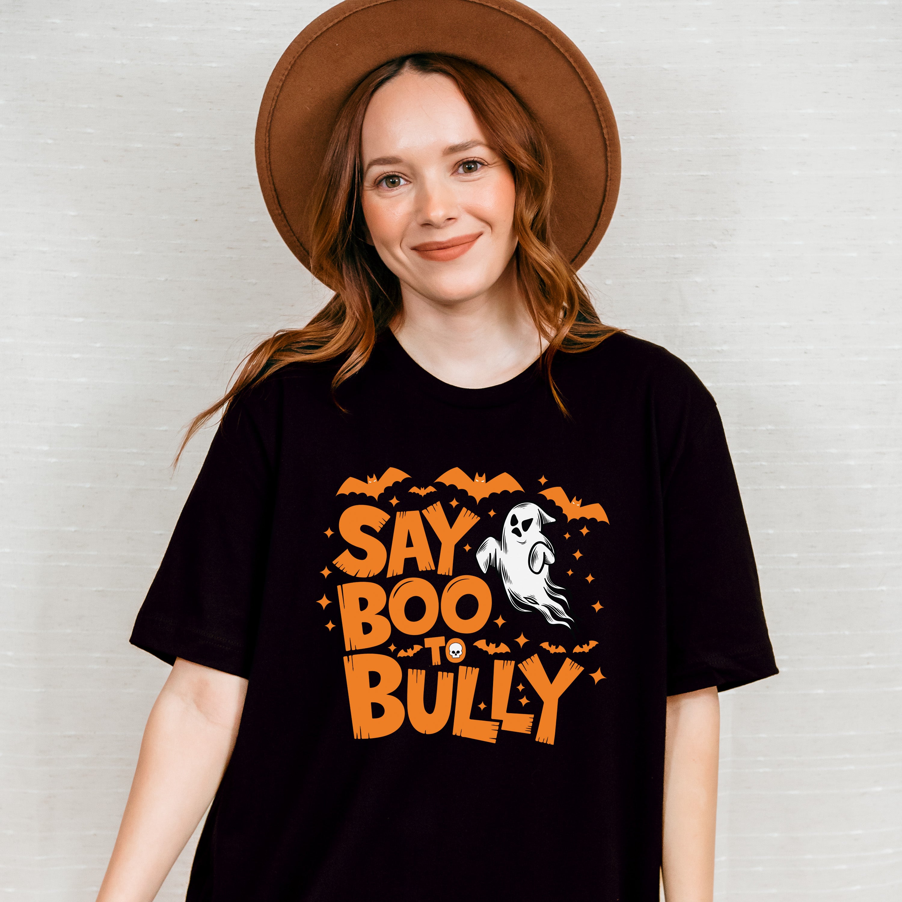 Say Boo To Bully - Anti Bullying Unisex Crewneck T-Shirt Sweatshirt Hoodie