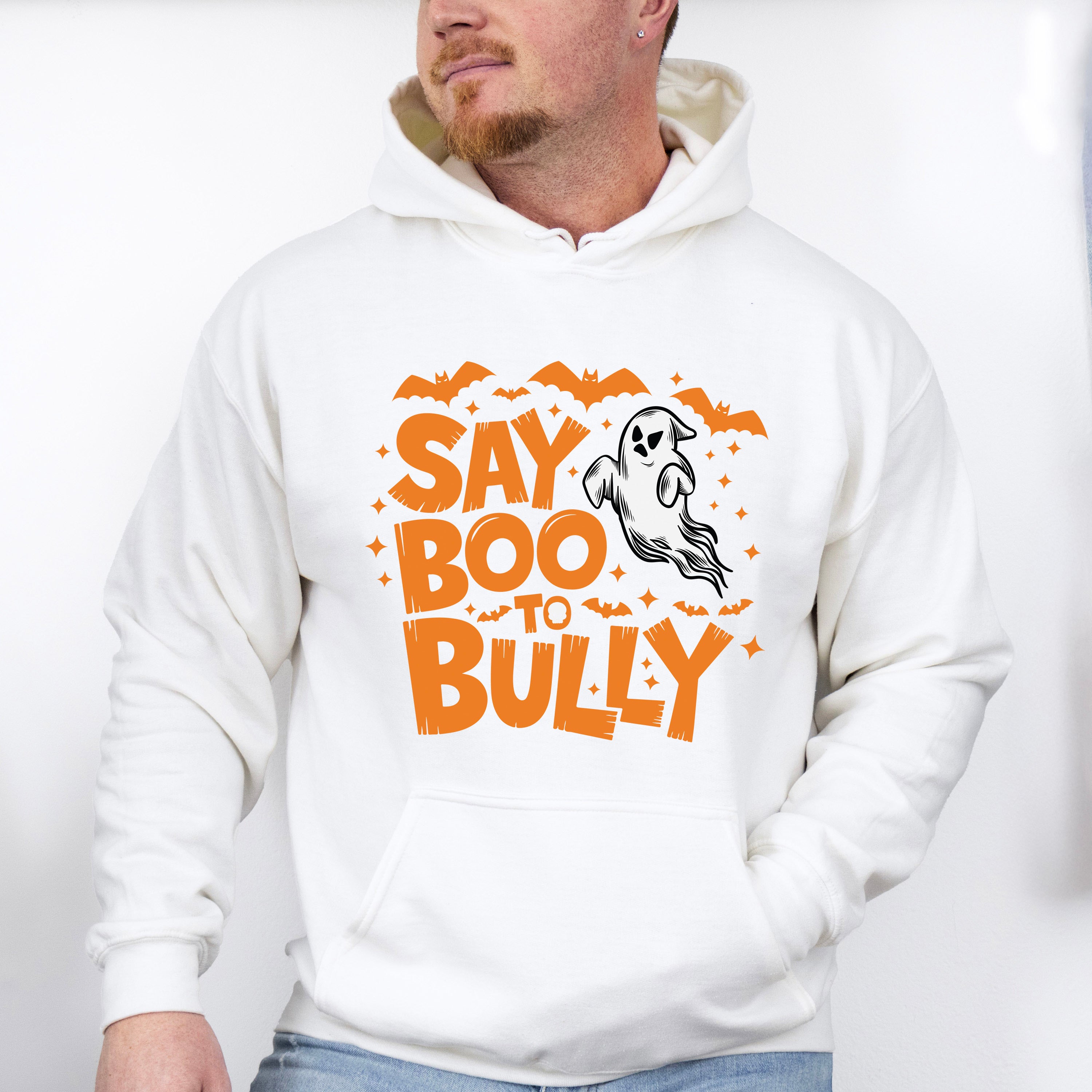 Say Boo To Bully - Anti Bullying Unisex Crewneck T-Shirt Sweatshirt Hoodie