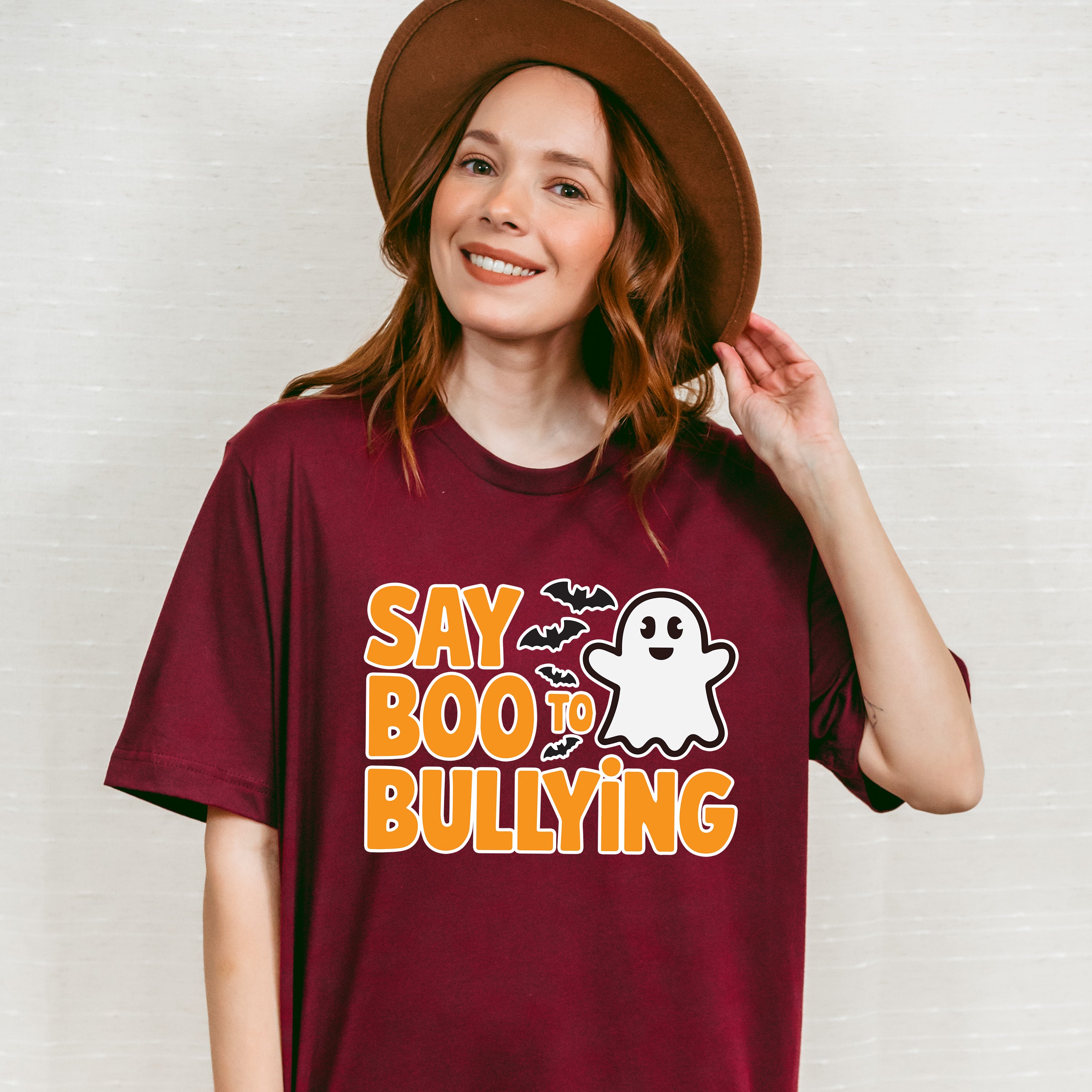 Say Boo To Bullying - Anti Bullying Unisex Crewneck T-Shirt Sweatshirt Hoodie