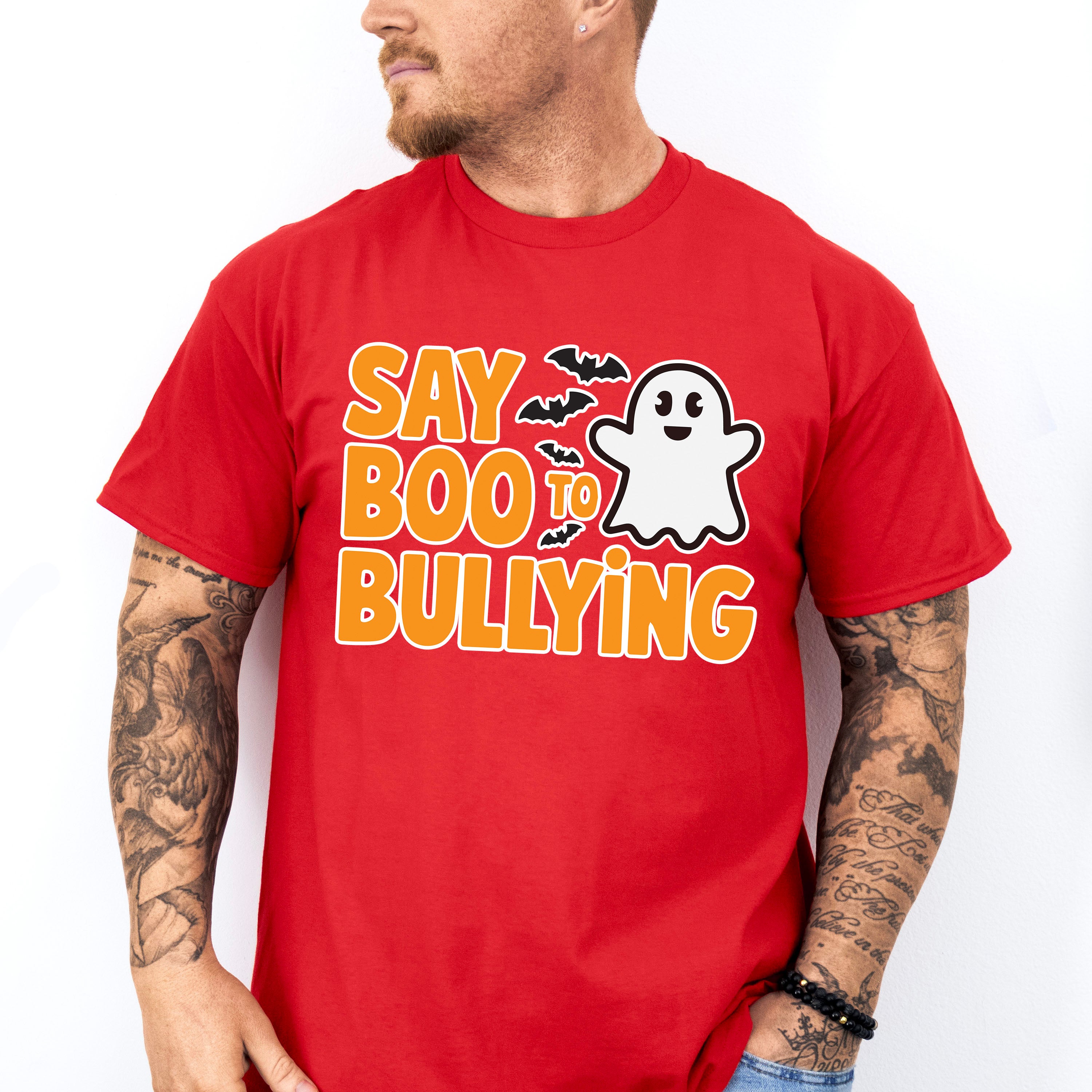 Say Boo To Bullying - Anti Bullying Unisex Crewneck T-Shirt Sweatshirt Hoodie
