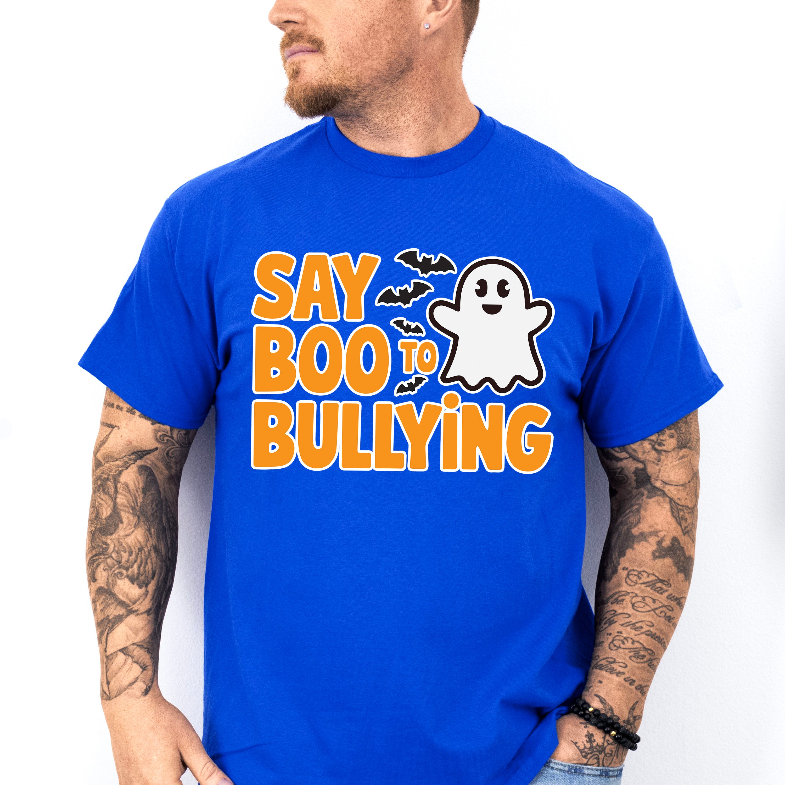 Say Boo To Bullying - Anti Bullying Unisex Crewneck T-Shirt Sweatshirt Hoodie