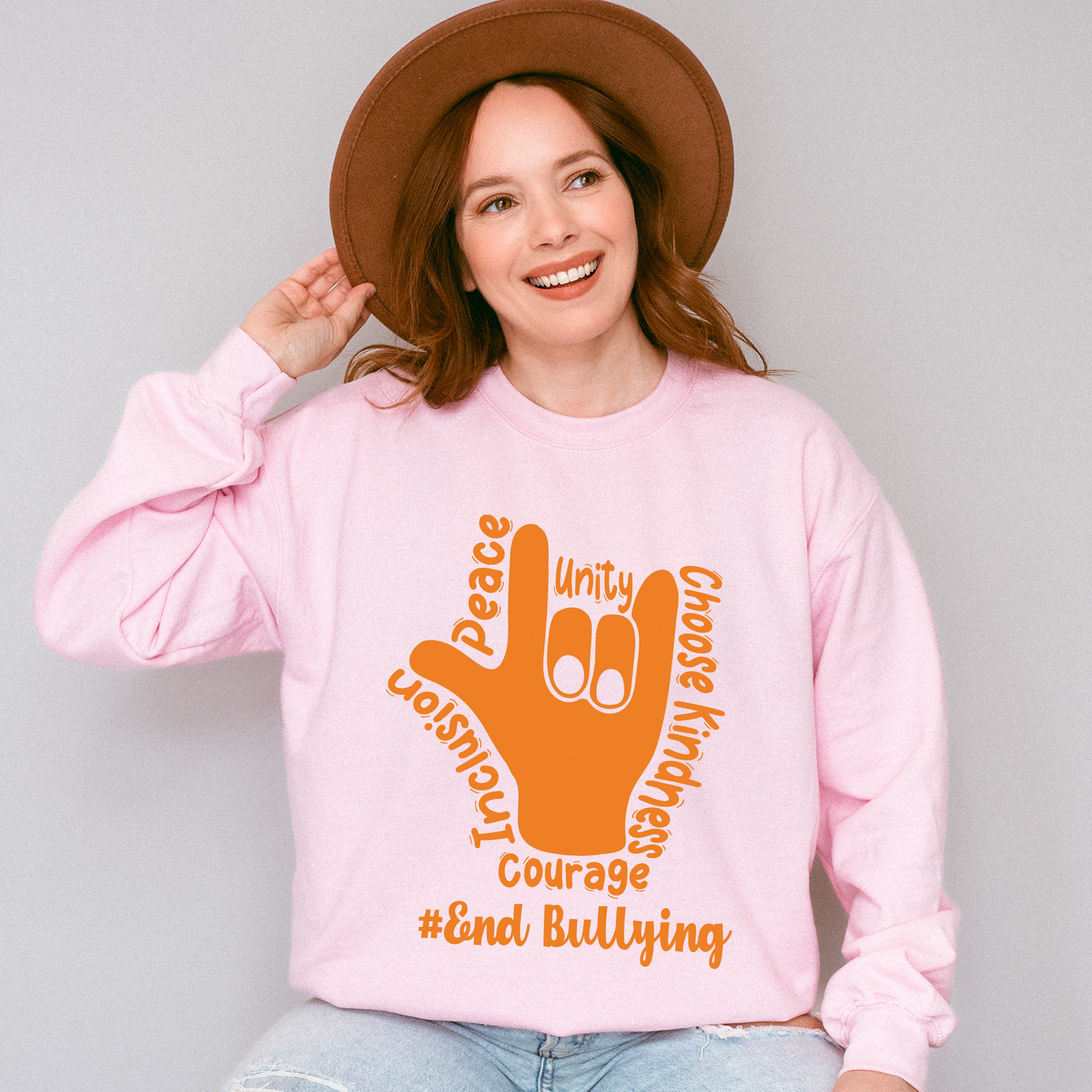 End Bullying Choose Kindness - Anti Bullying Unisex Crewneck T-Shirt Sweatshirt Hoodie