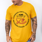 End Bullying Heart Design - Anti Bullying Unisex Crewneck T-Shirt Sweatshirt Hoodie