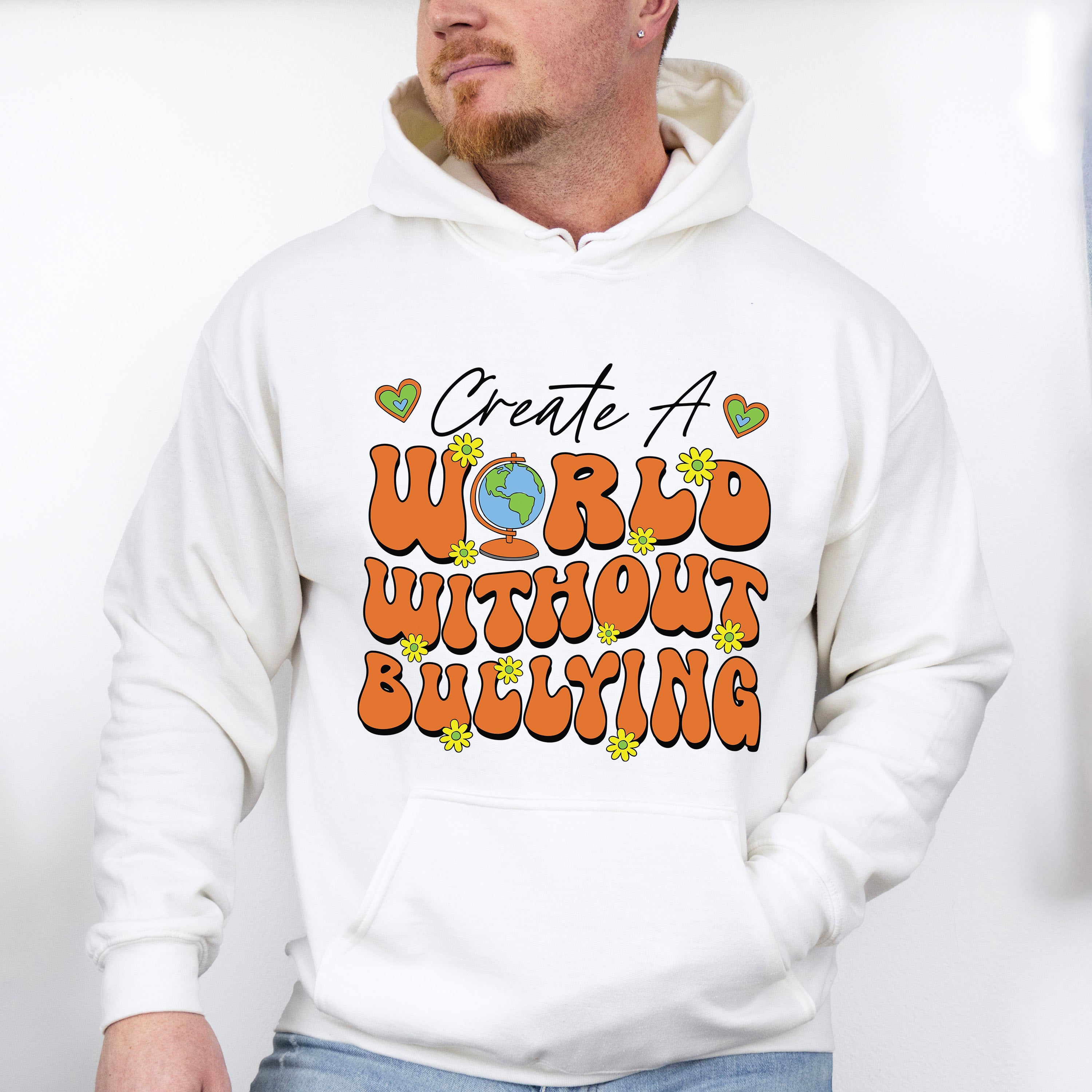 Create A World Without Bullying - Anti Bullying Unisex Crewneck T-Shirt Sweatshirt Hoodie