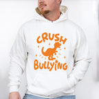 Crush Bullying Dinosaur Design - Anti Bullying Unisex Crewneck T-Shirt Sweatshirt Hoodie