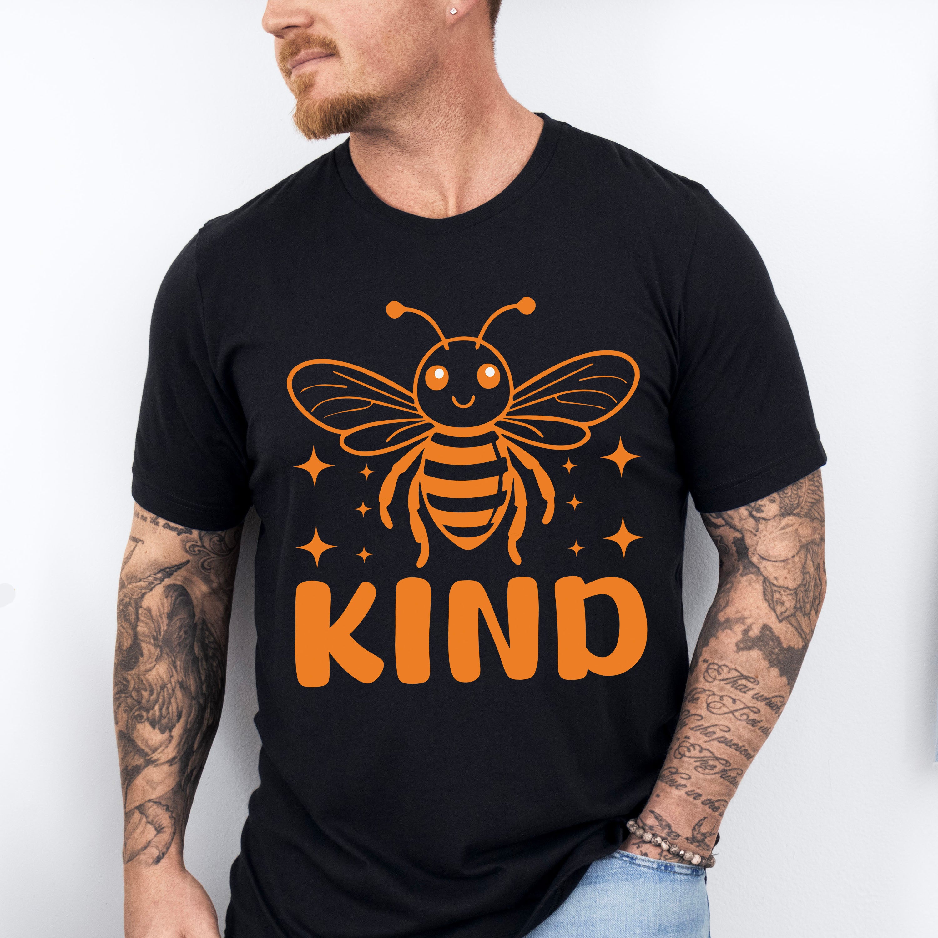 Kind Bee Design - Anti Bullying Unisex Crewneck T-Shirt Sweatshirt Hoodie
