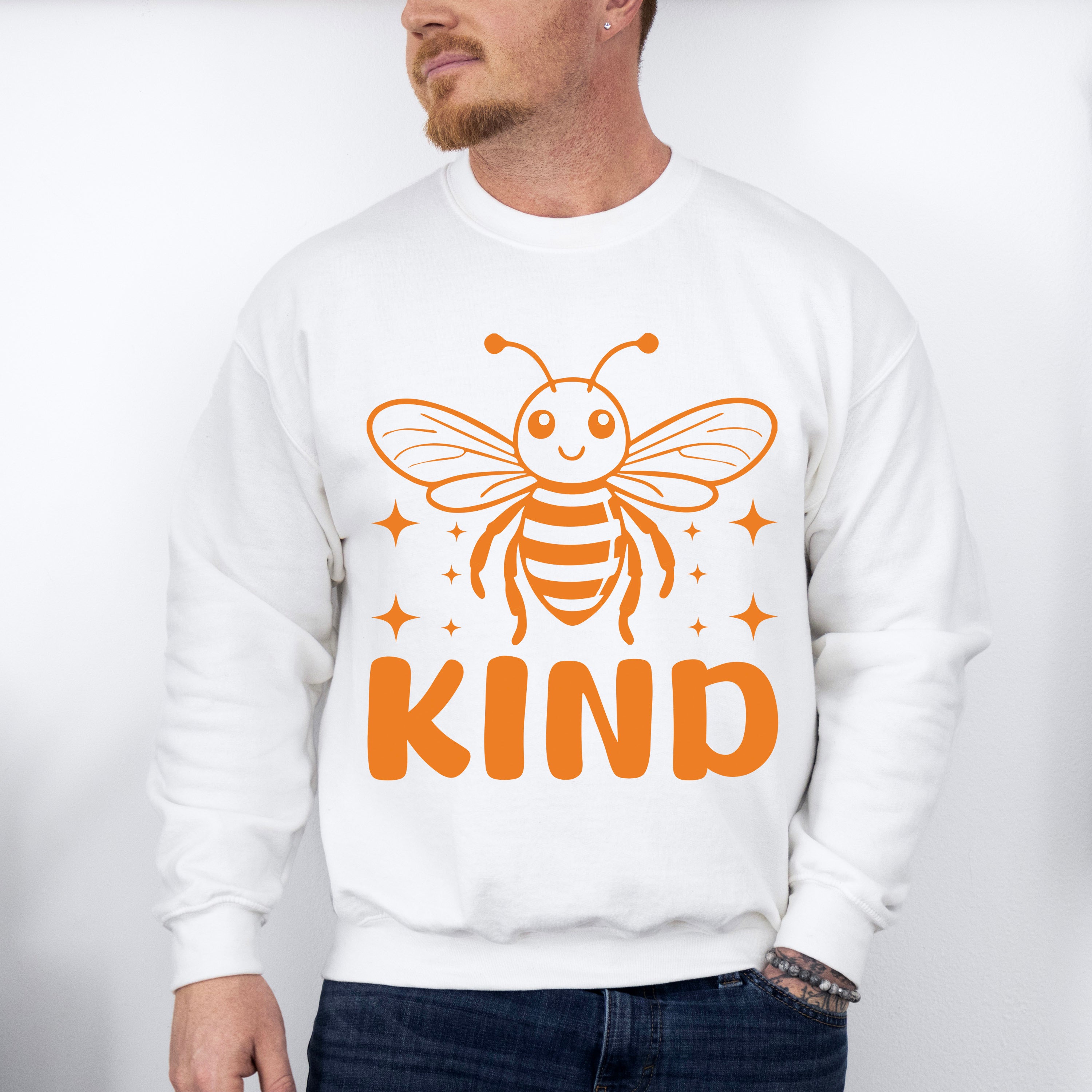 Kind Bee Design - Anti Bullying Unisex Crewneck T-Shirt Sweatshirt Hoodie
