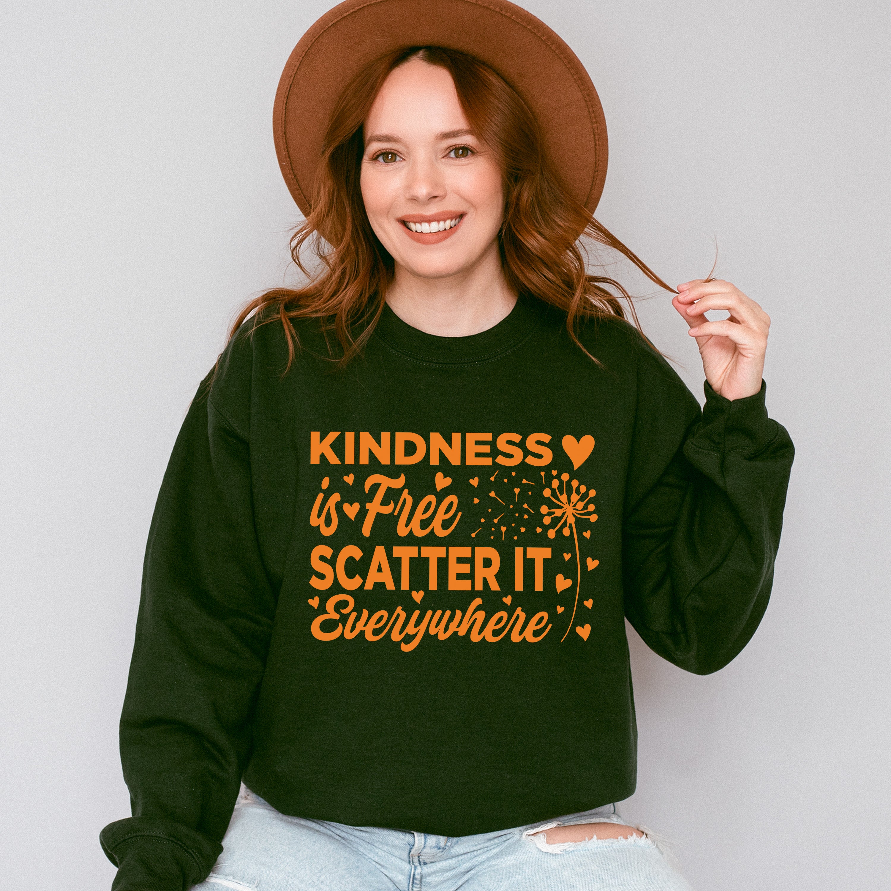 Kindness Is Free Scatter It Everywhere - Anti Bullying Unisex Crewneck T-Shirt Sweatshirt Hoodie