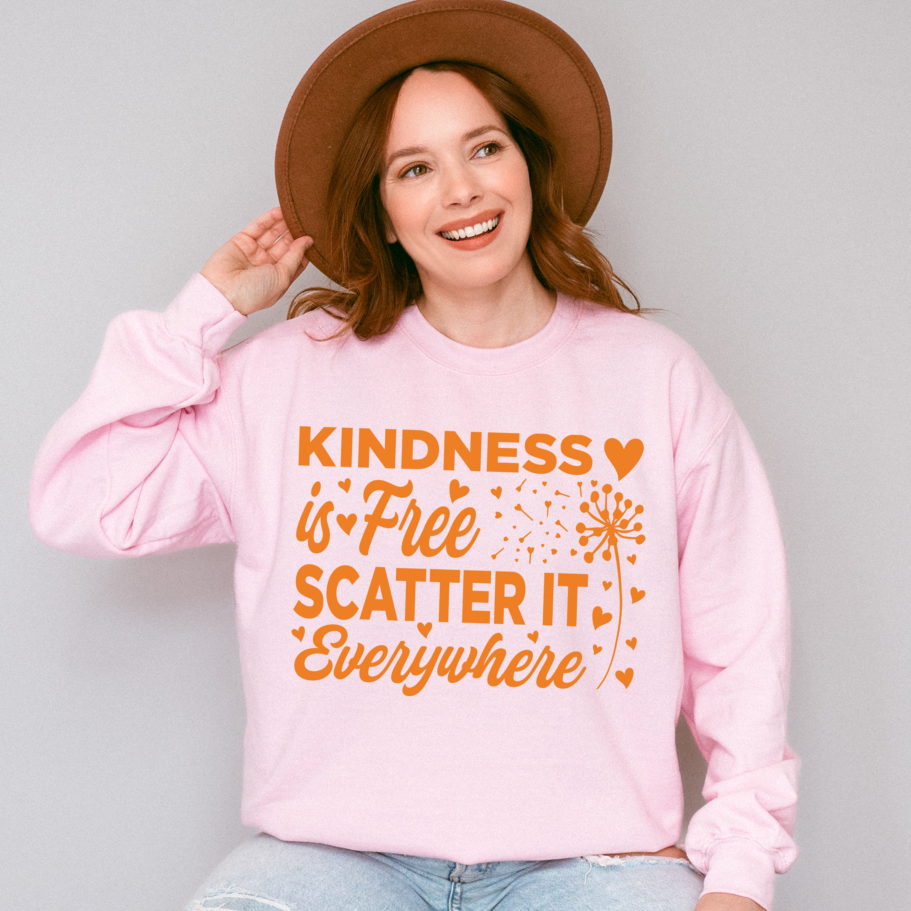 Kindness Is Free Scatter It Everywhere - Anti Bullying Unisex Crewneck T-Shirt Sweatshirt Hoodie