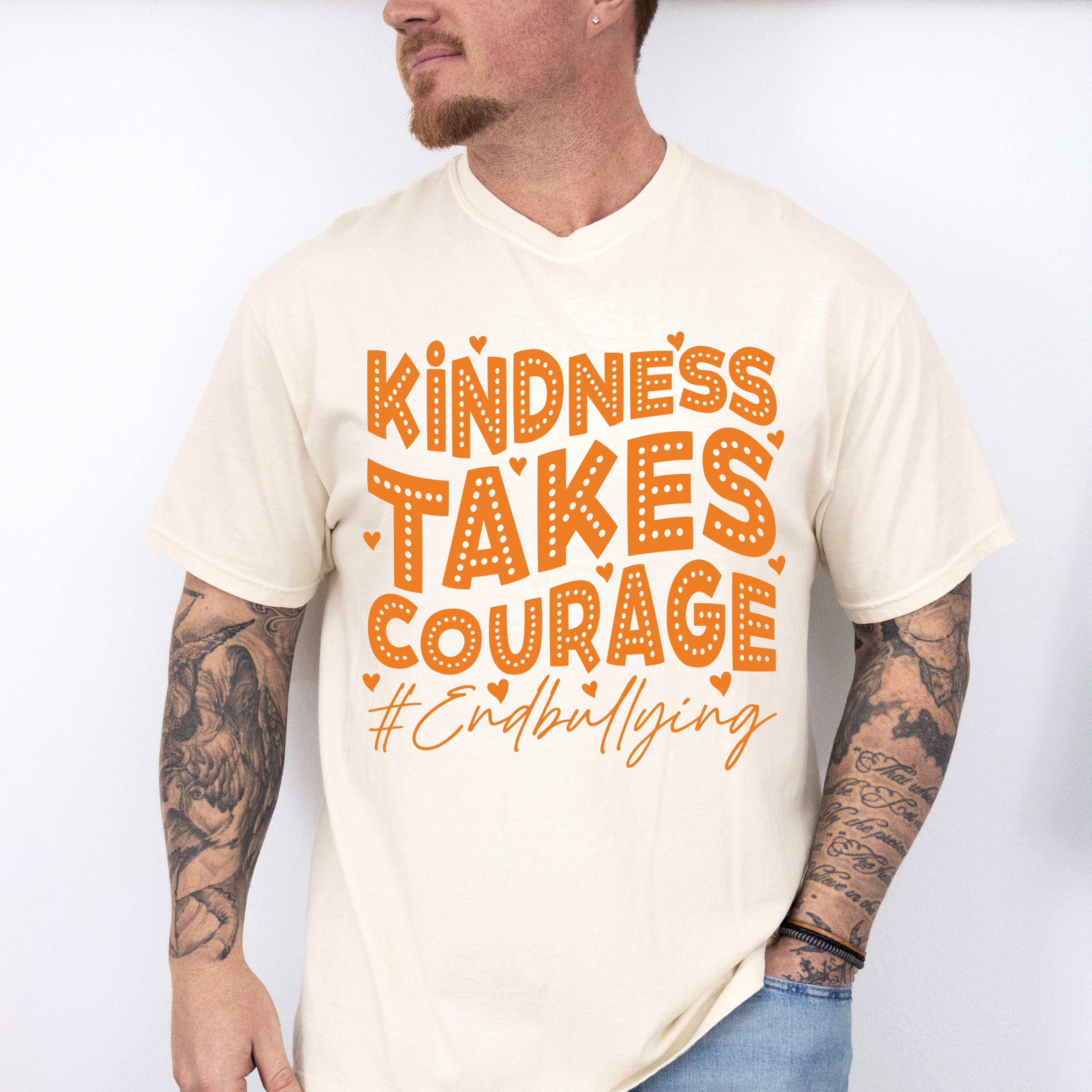 Kindness Takes Courage - Anti Bullying Unisex Crewneck T-Shirt Sweatshirt Hoodie