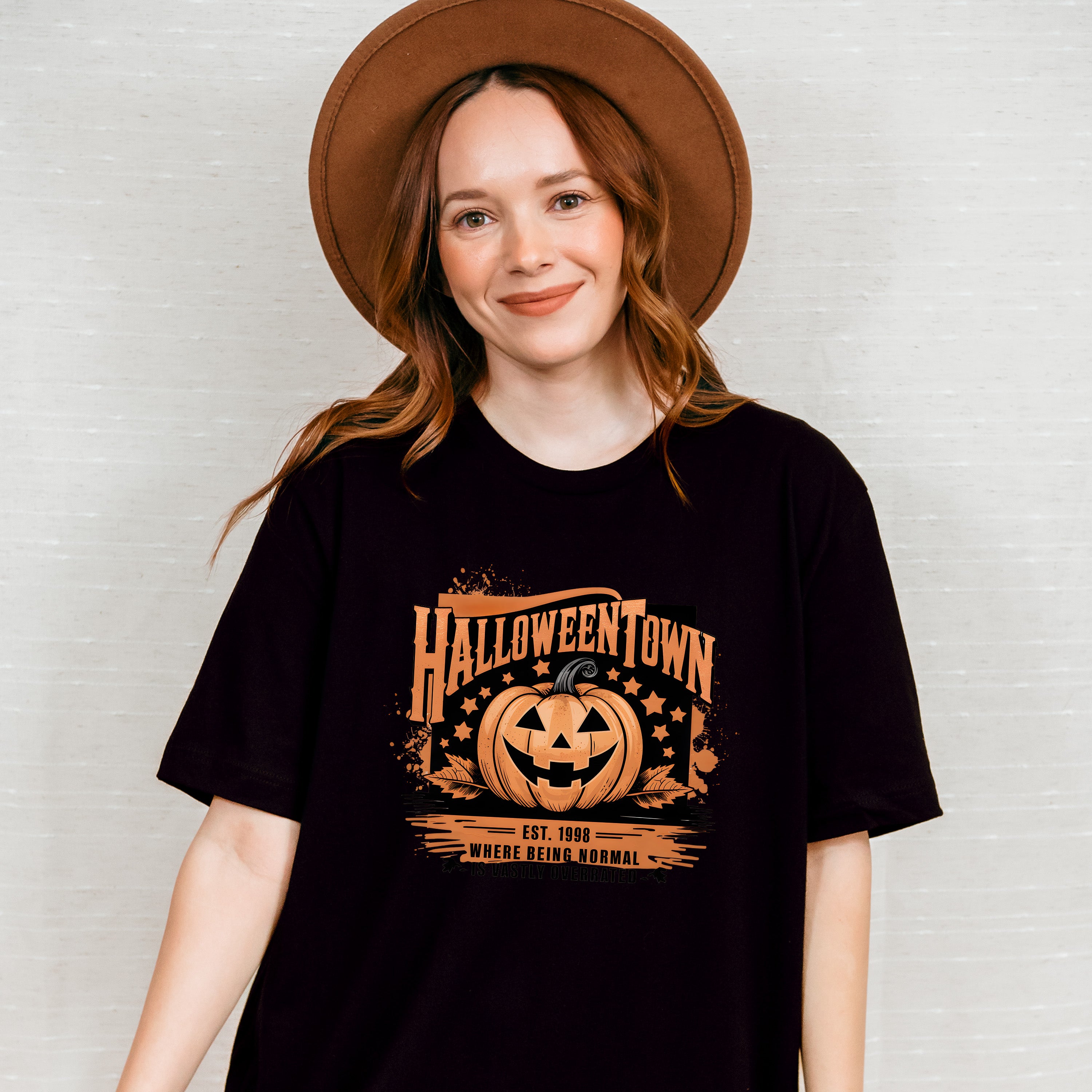 Retro Halloweentown - Halloween Unisex Crewneck T-Shirt Sweatshirt Hoodie
