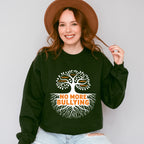 No More Bullying Tree Design - Anti Bullying Unisex Crewneck T-Shirt Sweatshirt Hoodie