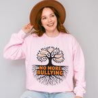 No More Bullying Tree Design - Anti Bullying Unisex Crewneck T-Shirt Sweatshirt Hoodie