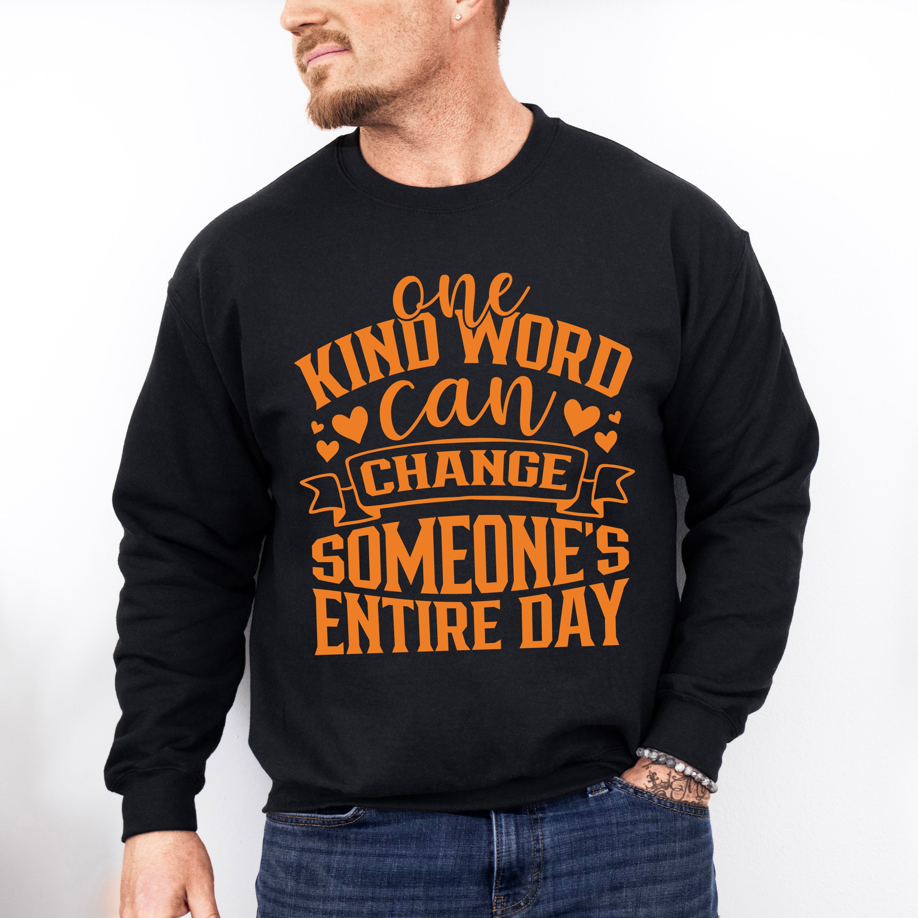 One Kind Word Can Change - Anti Bullying Unisex Crewneck T-Shirt Sweatshirt Hoodie