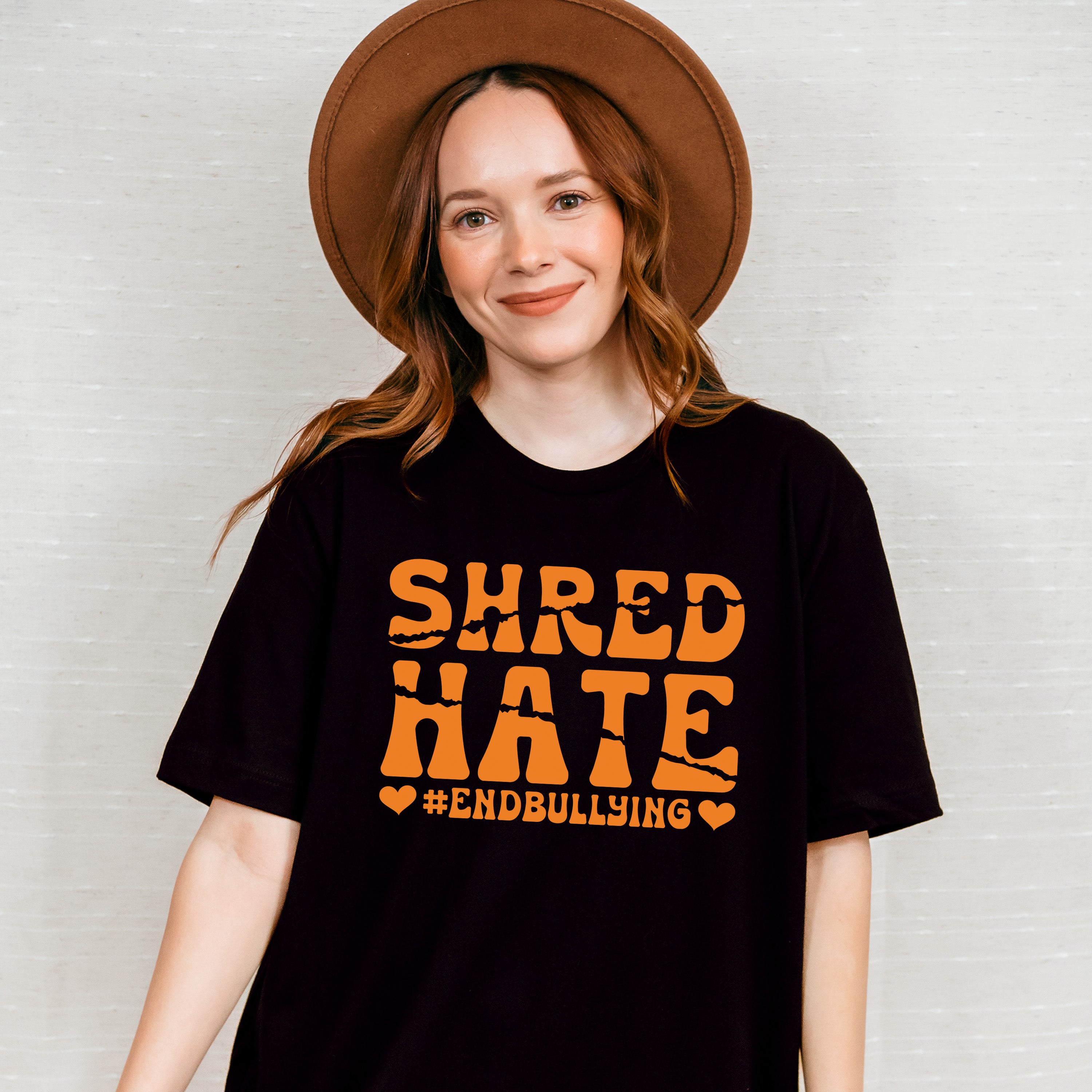 Shred Hate End Bullying - Anti Bullying Unisex Crewneck T-Shirt Sweatshirt Hoodie