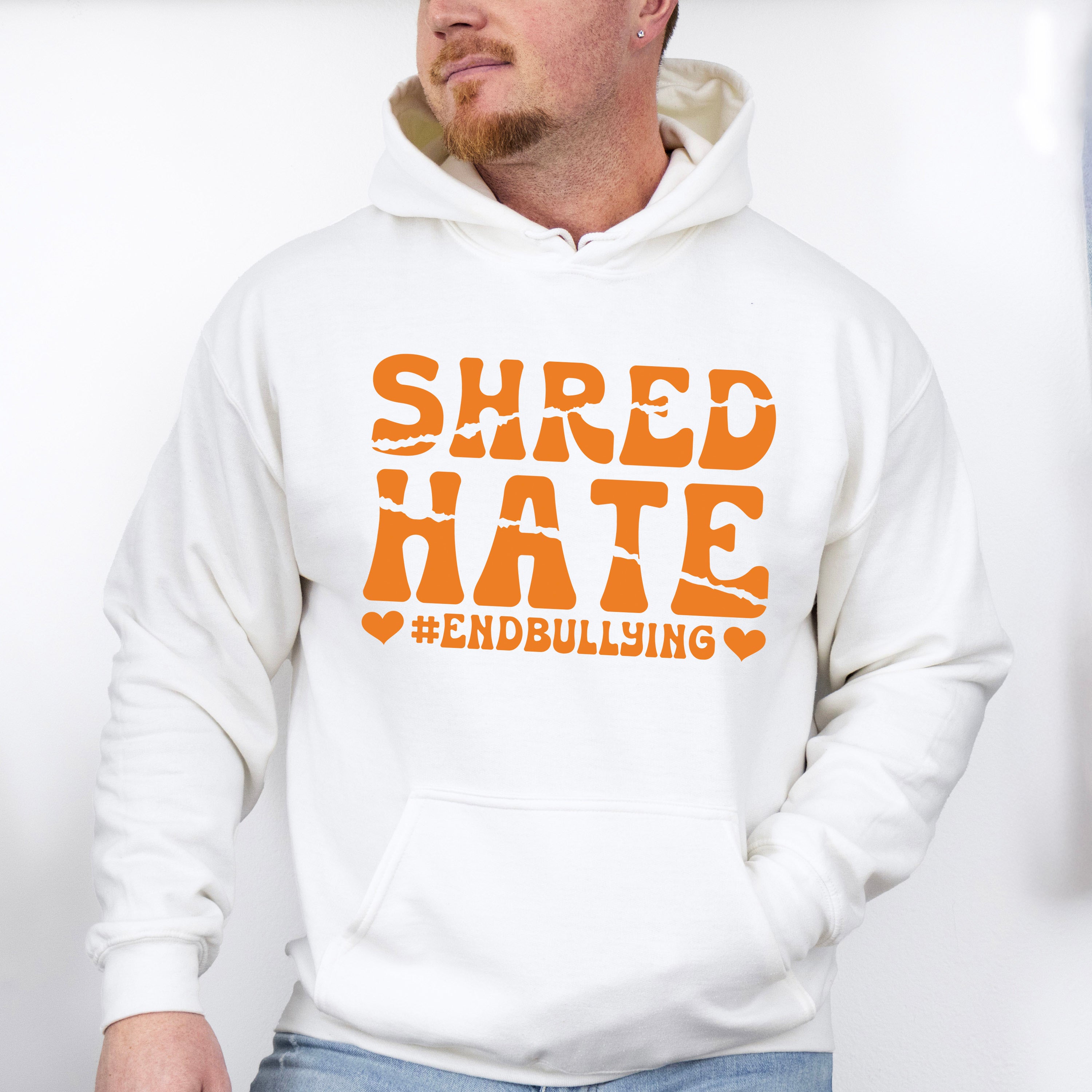 Shred Hate End Bullying - Anti Bullying Unisex Crewneck T-Shirt Sweatshirt Hoodie
