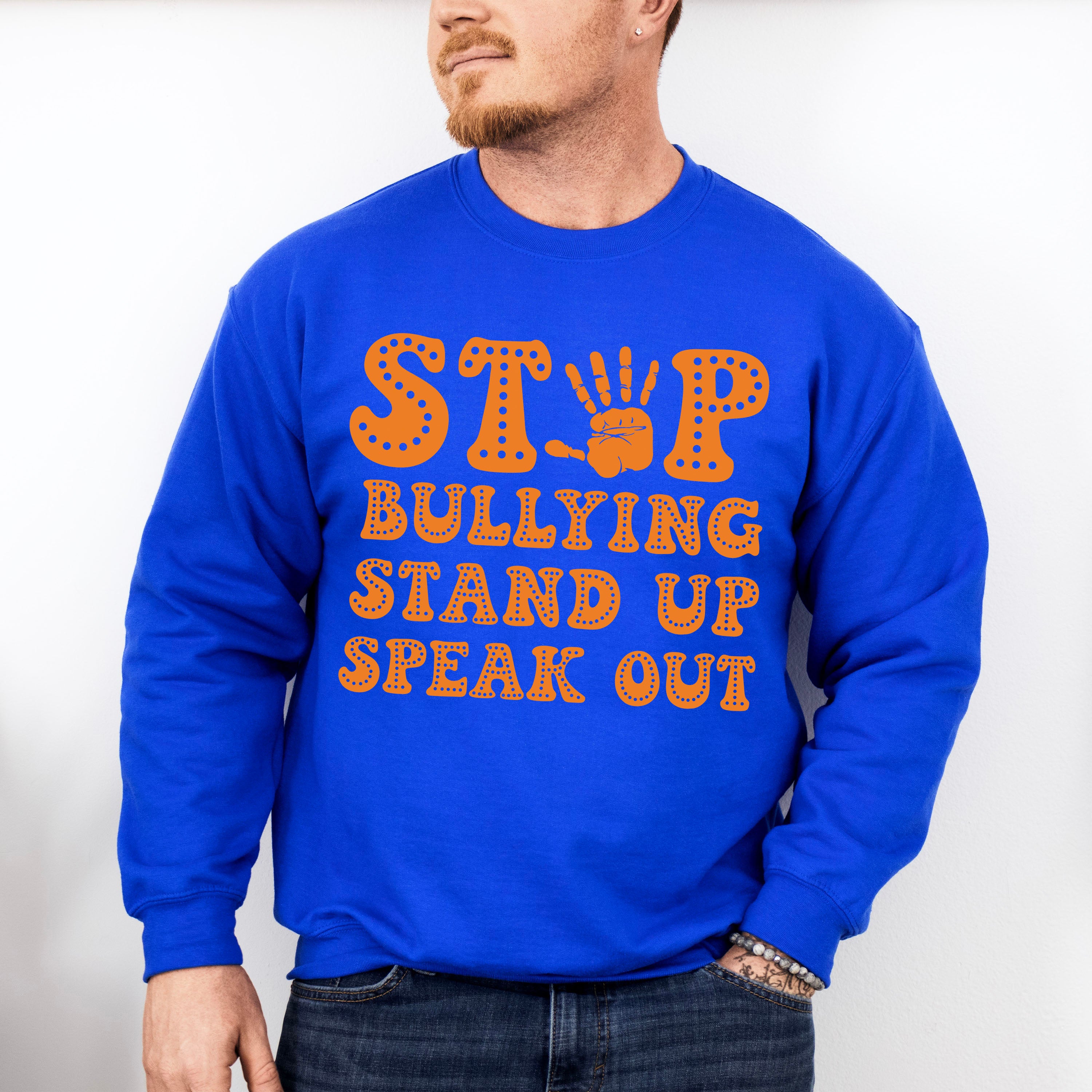 Stand Up Speak Out - Anti Bullying Unisex Crewneck T-Shirt Sweatshirt Hoodie