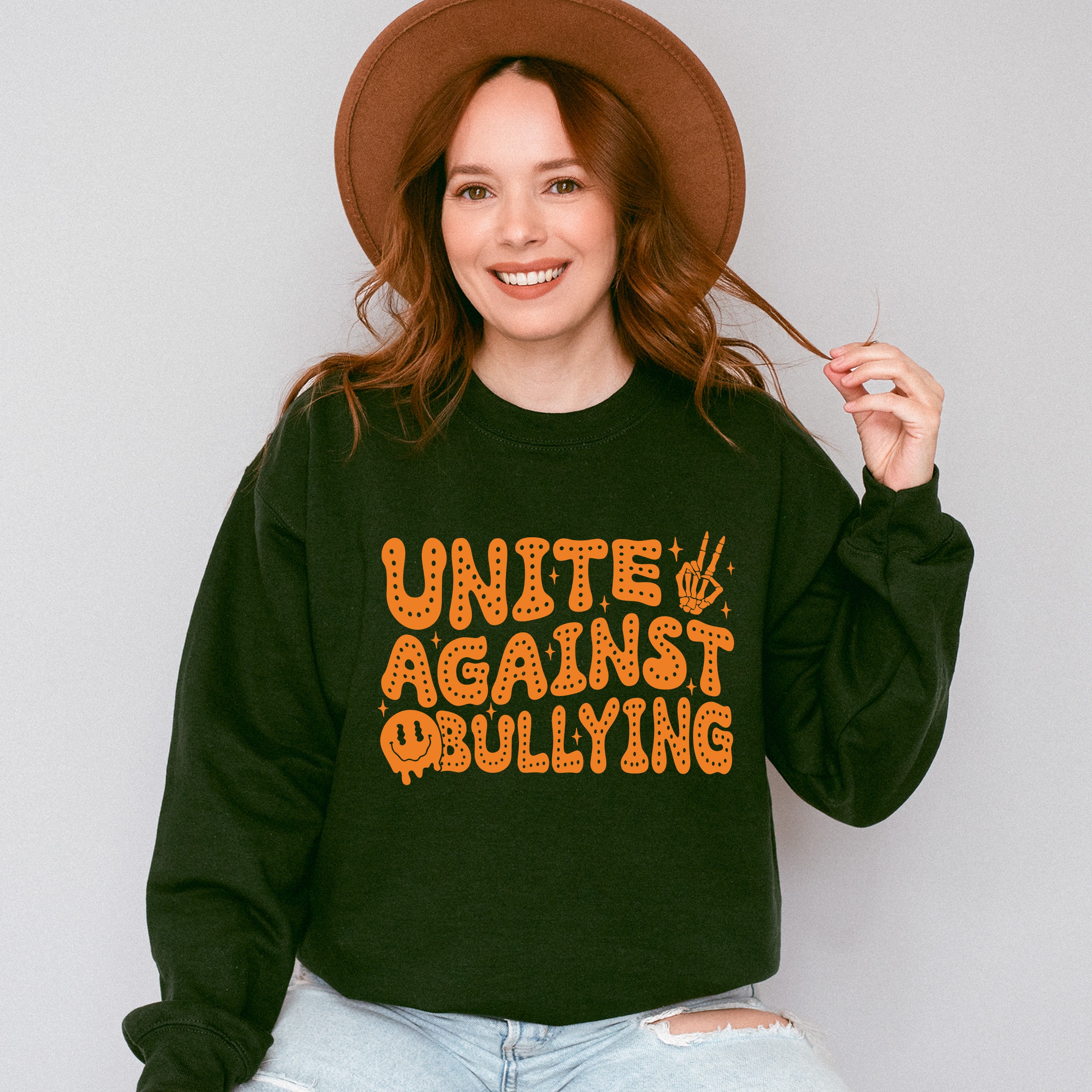 Unite Against Bullying - Anti Bullying Unisex Crewneck T-Shirt Sweatshirt Hoodie