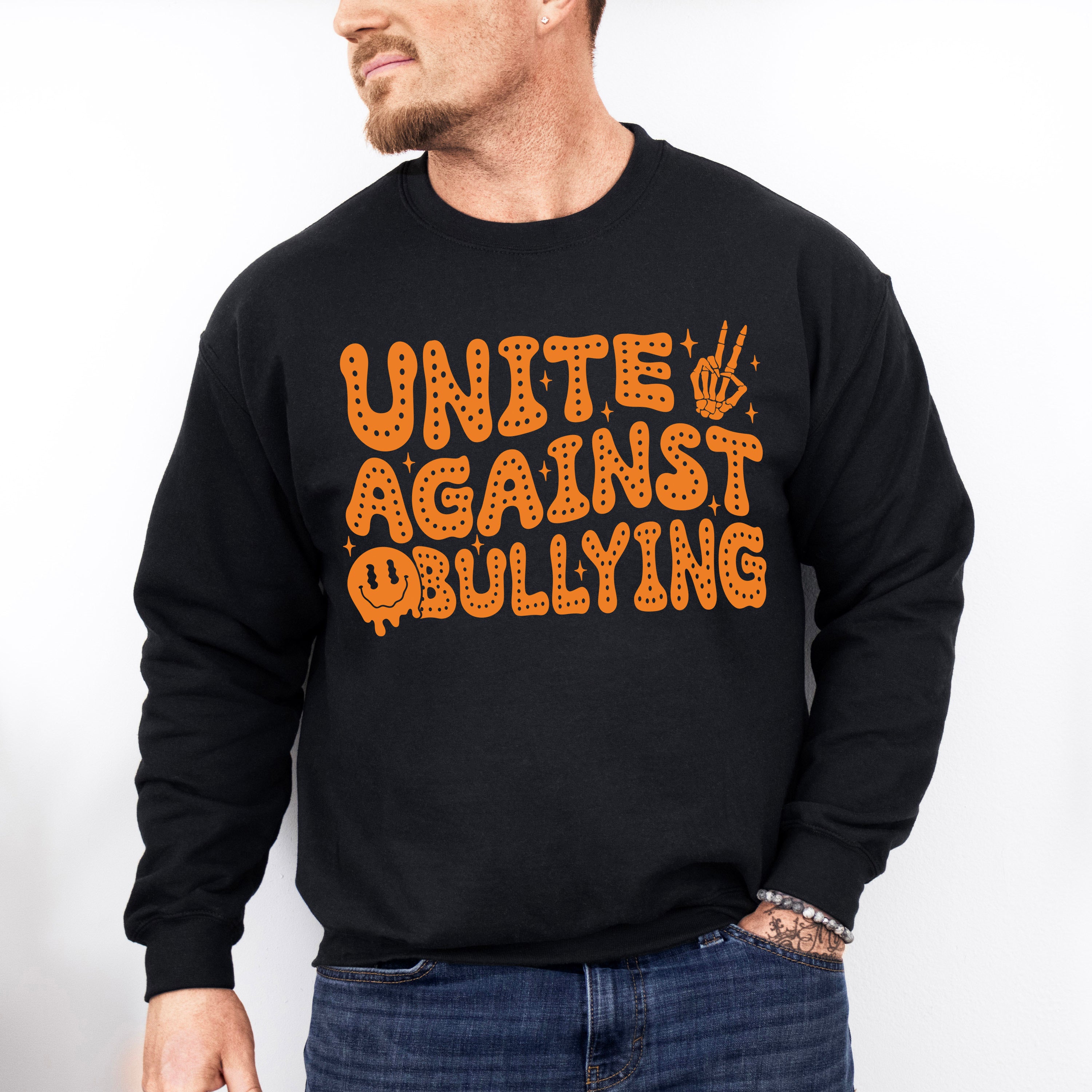 Unite Against Bullying - Anti Bullying Unisex Crewneck T-Shirt Sweatshirt Hoodie