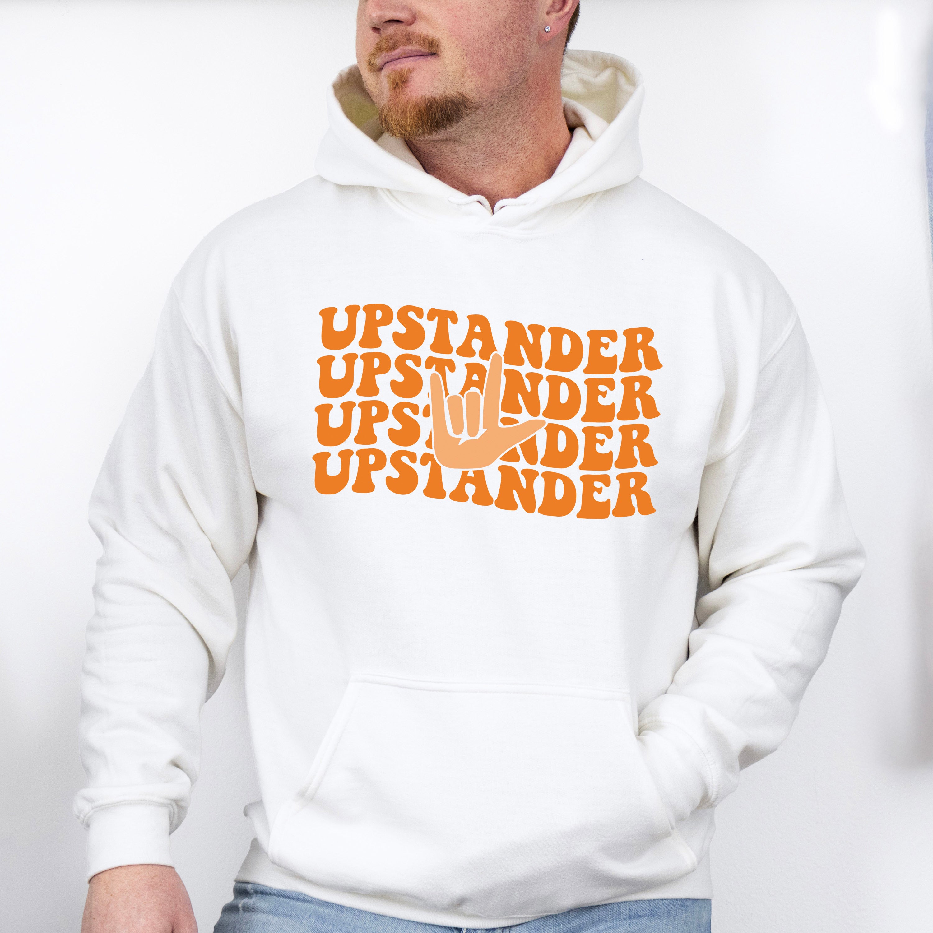 Upstander Hand Design - Anti Bullying Unisex Crewneck T-Shirt Sweatshirt Hoodie