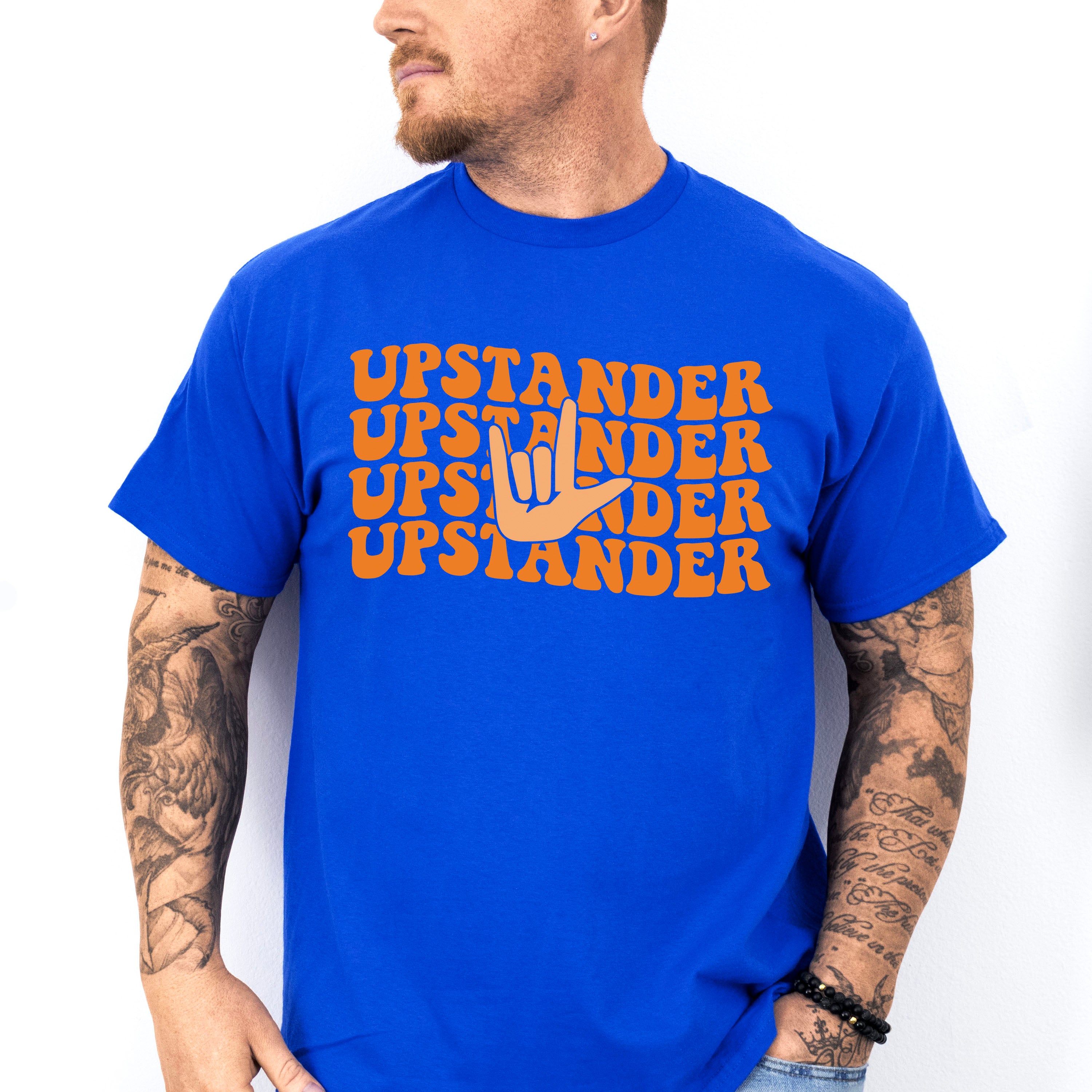 Upstander Hand Design - Anti Bullying Unisex Crewneck T-Shirt Sweatshirt Hoodie