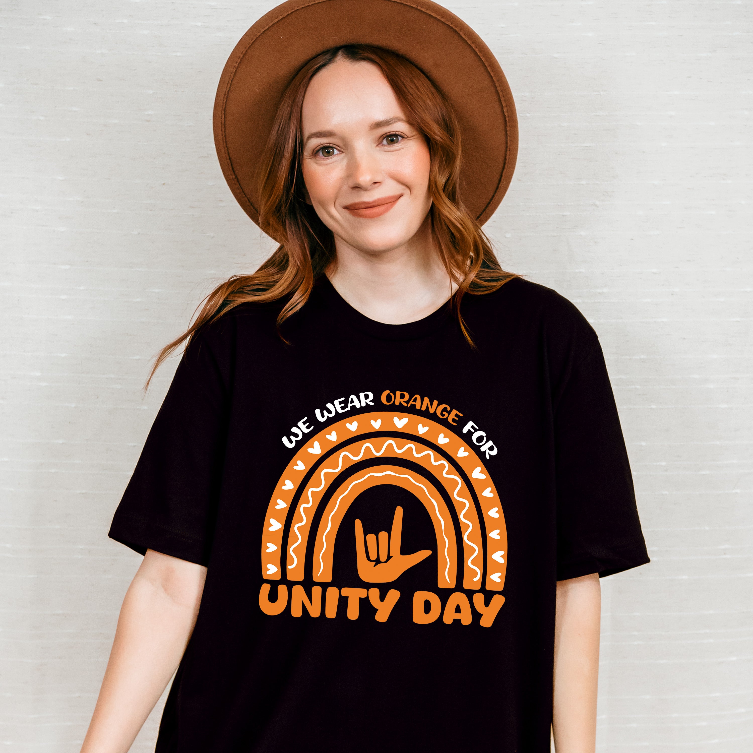 We Wear Orange For Unity Day - Anti Bullying Unisex Crewneck T-Shirt Sweatshirt Hoodie