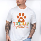 Totally Pettable Paw Design - Dogs Unisex Crewneck T-Shirt Sweatshirt Hoodie