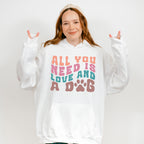 All You Need Is Love And A Dog - Dogs Unisex Crewneck T-Shirt Sweatshirt Hoodie