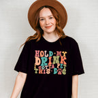 Hold My Drink I Gotta Pet This Dog - Dogs Unisex Crewneck T-Shirt Sweatshirt Hoodie