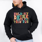 Hold My Drink I Gotta Pet This Dog - Dogs Unisex Crewneck T-Shirt Sweatshirt Hoodie