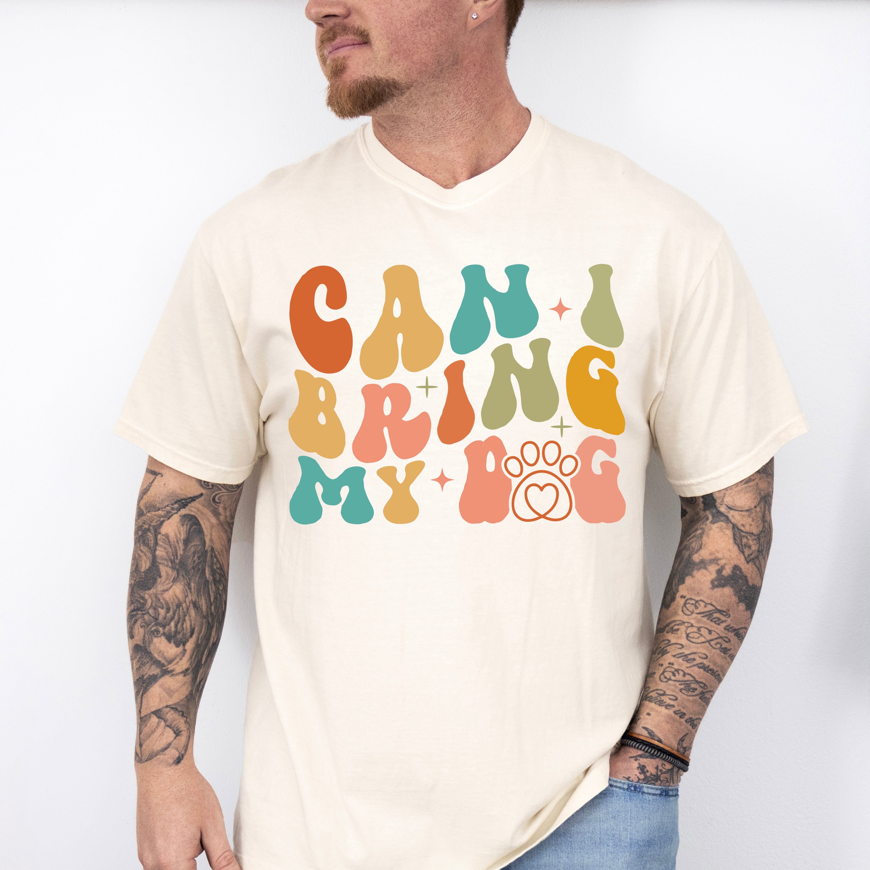 Can I Bring My Dog - Dogs Unisex Crewneck T-Shirt Sweatshirt Hoodie