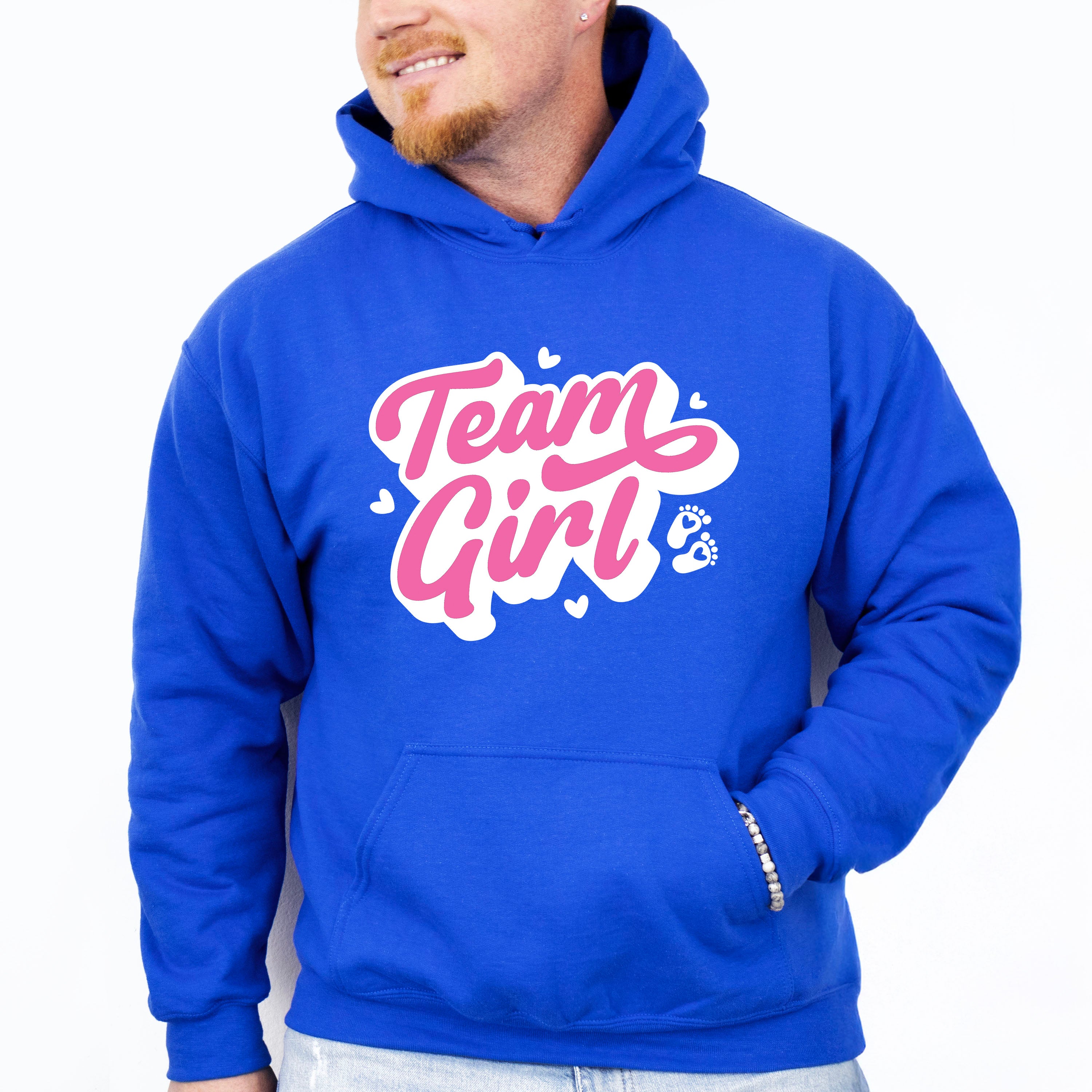 Team Girl Pink Design - Gender Reveal Unisex Crewneck T-Shirt Sweatshirt Hoodie