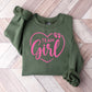 Team Girl Heart Design - Gender Reveal Unisex Crewneck T-Shirt Sweatshirt Hoodie