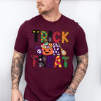 Trick or Treat Halloween Design - Halloween Unisex Crewneck T-Shirt Sweatshirt Hoodie