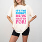 It's The Moment We've Waited For - Gender Reveal Unisex Crewneck T-Shirt Sweatshirt Hoodie