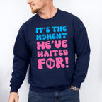 It's The Moment We've Waited For - Gender Reveal Unisex Crewneck T-Shirt Sweatshirt Hoodie