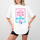 Let's Keep Calm And Reveal - Gender Reveal Unisex Crewneck T-Shirt Sweatshirt Hoodie