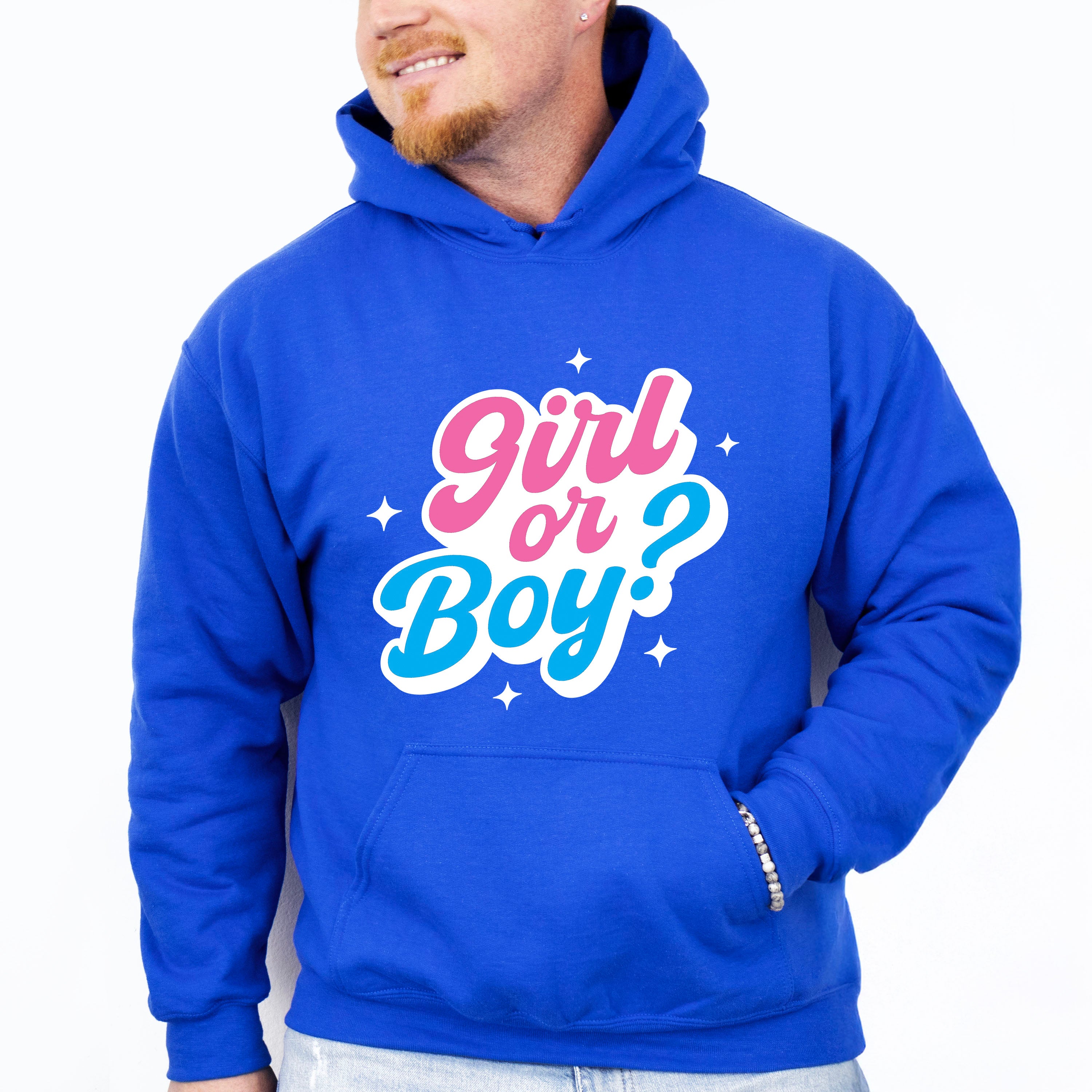 Girl Or Boy - Gender Reveal Unisex Crewneck T-Shirt Sweatshirt Hoodie