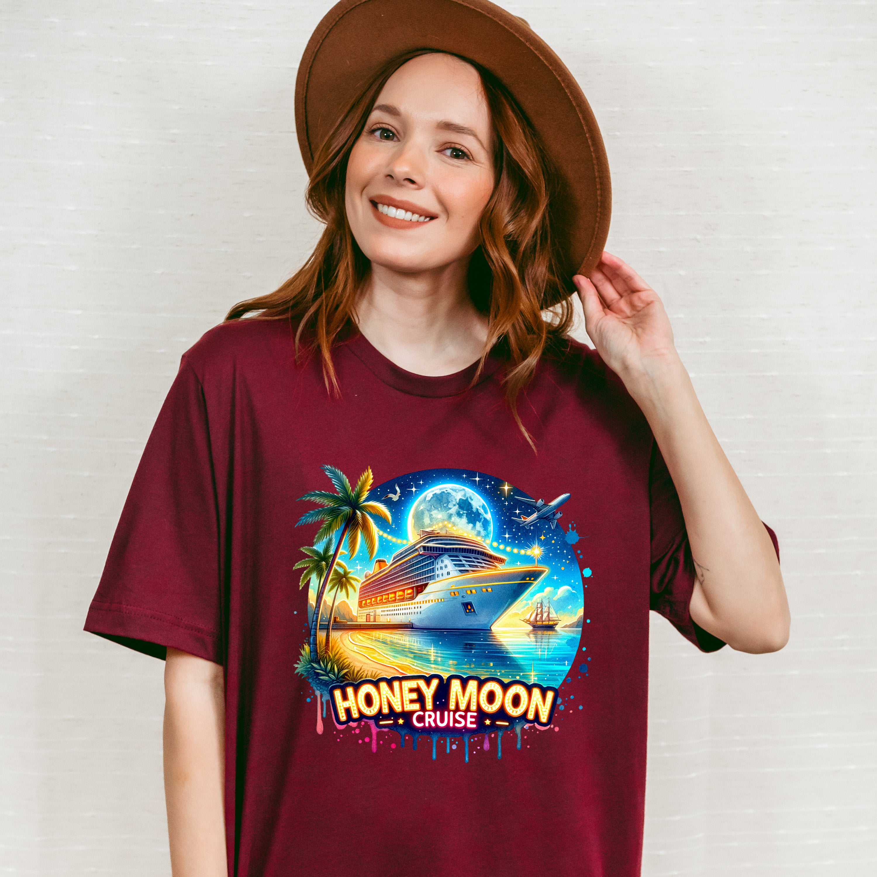 Honeymoon Cruise - Honeymoon Unisex Crewneck T-Shirt Sweatshirt Hoodie