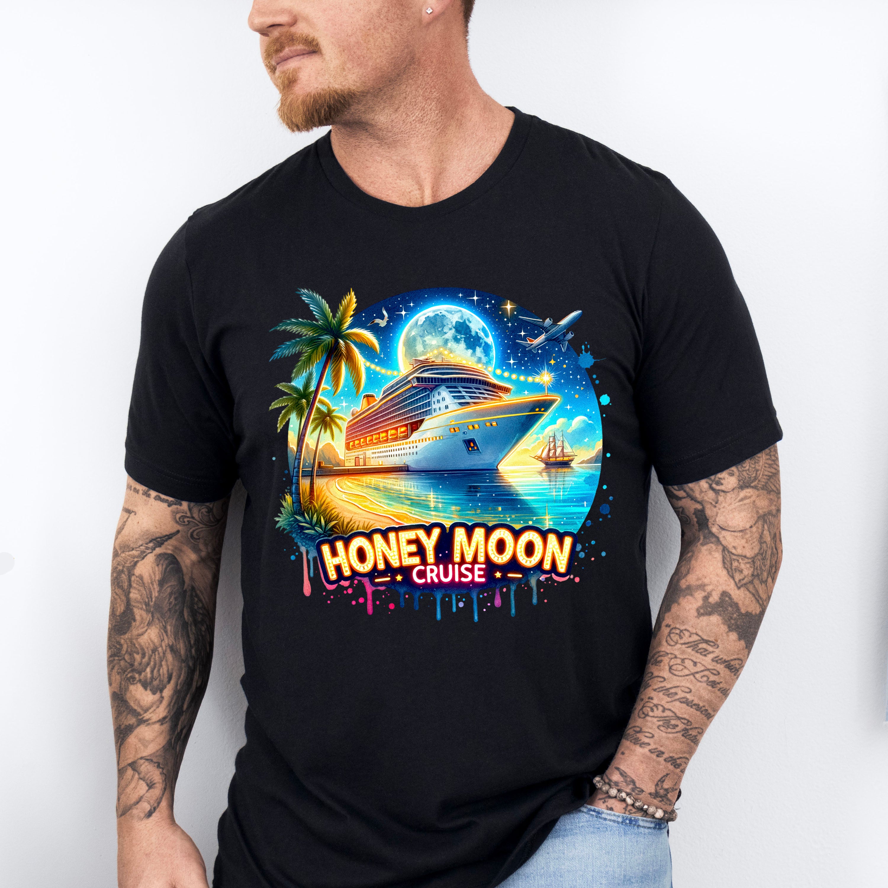 Honeymoon Cruise - Honeymoon Unisex Crewneck T-Shirt Sweatshirt Hoodie