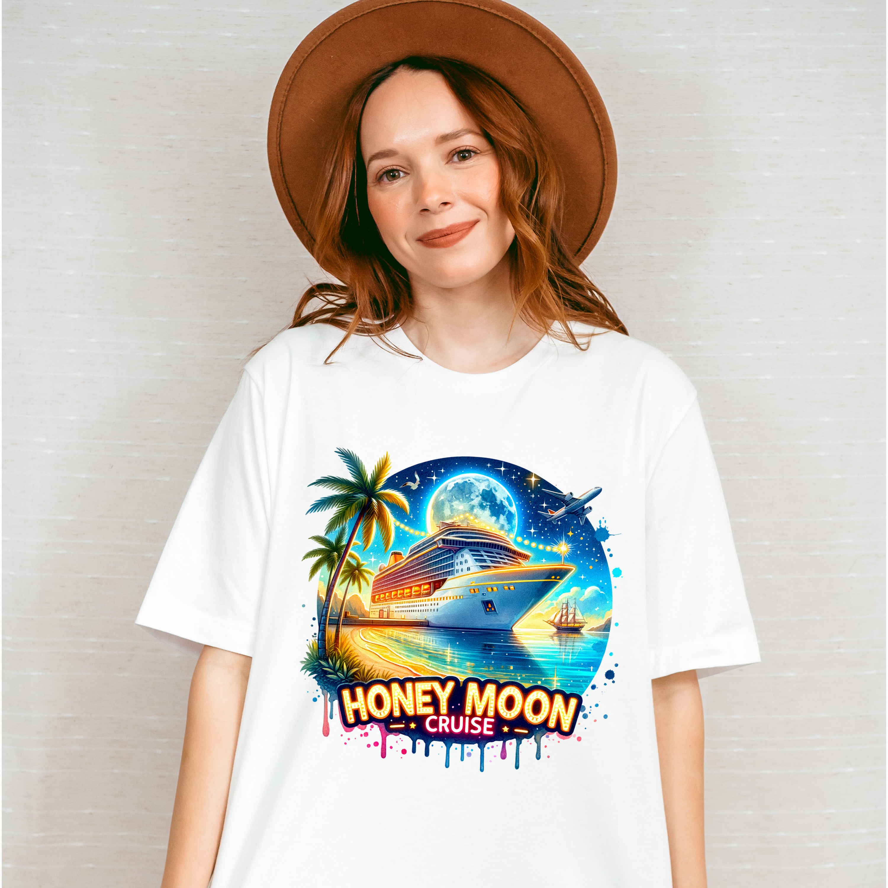 Honeymoon Cruise - Honeymoon Unisex Crewneck T-Shirt Sweatshirt Hoodie