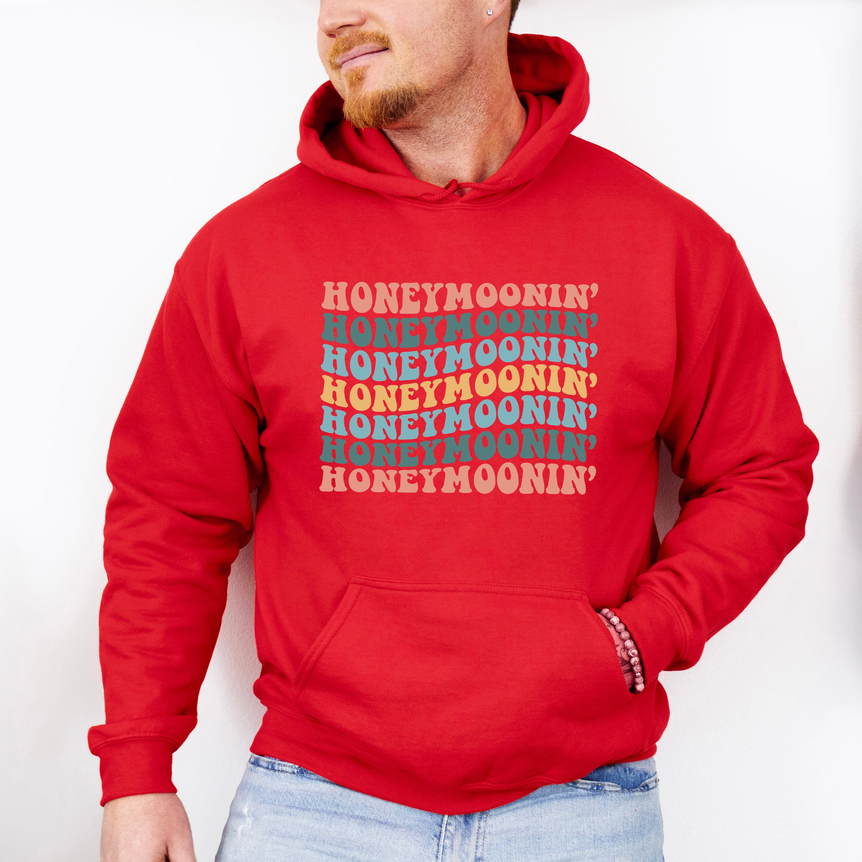 Honeymoonin' Colorful Design - Honeymoon Unisex Crewneck T-Shirt Sweatshirt Hoodie