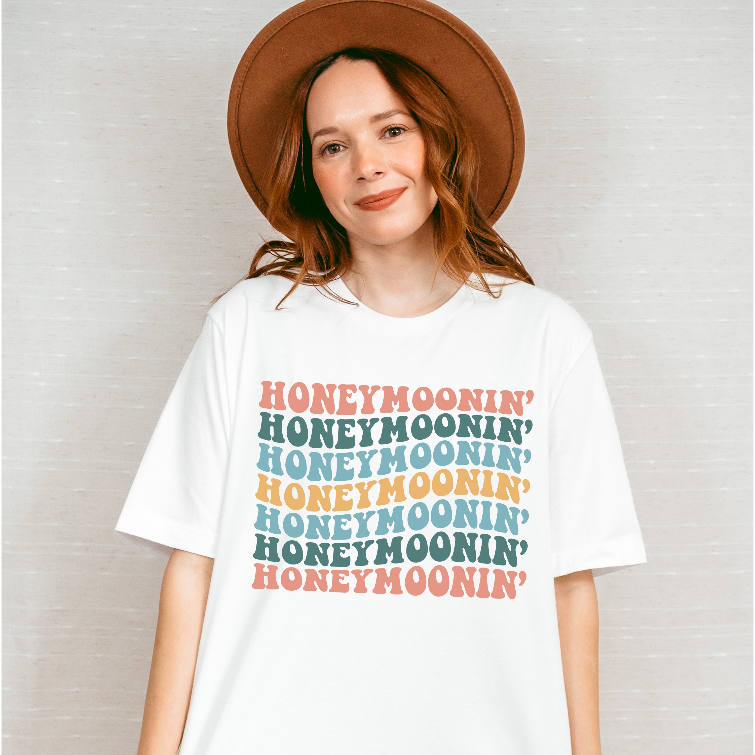 Honeymoonin' Colorful Design - Honeymoon Unisex Crewneck T-Shirt Sweatshirt Hoodie